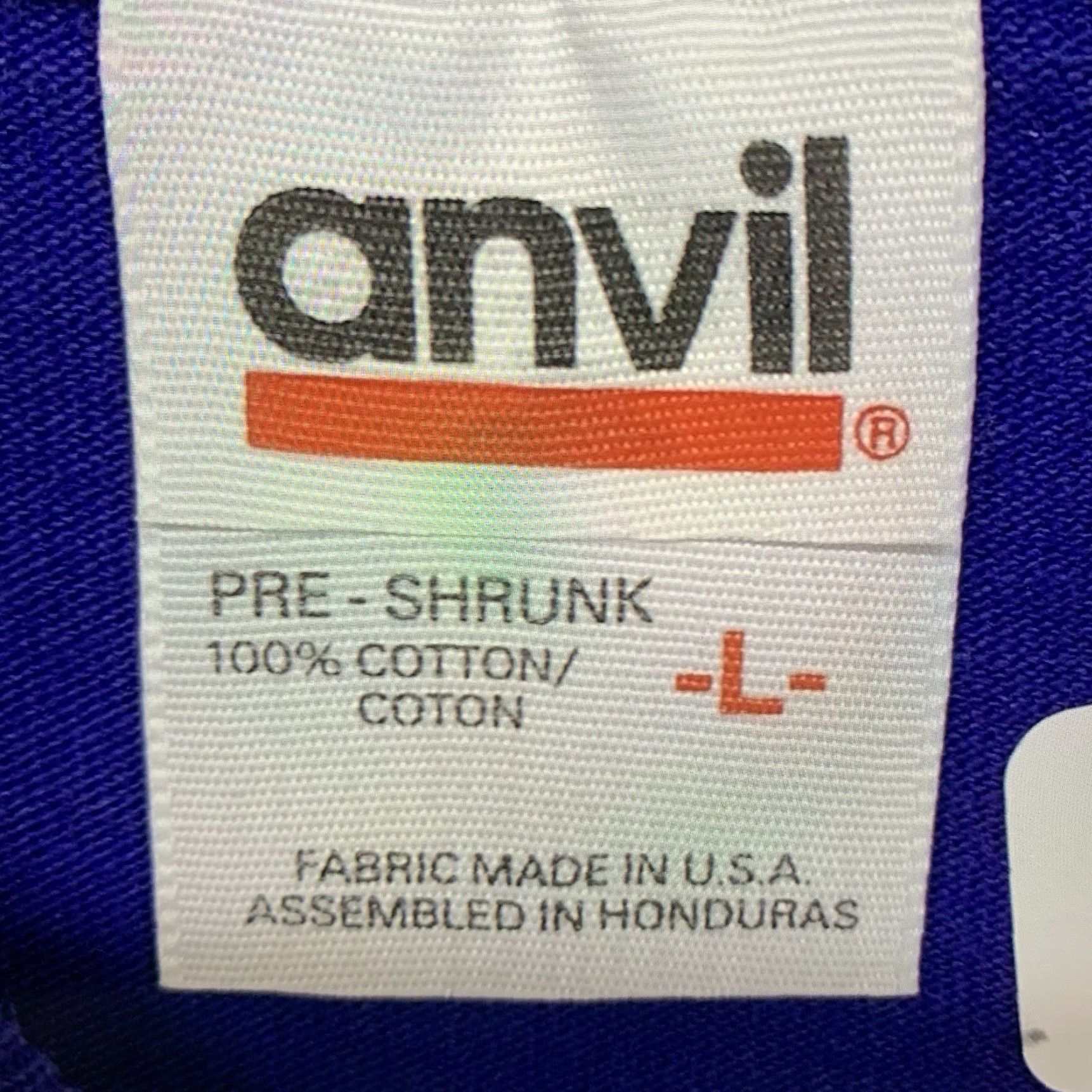 Anvil VINTAGE Surf T Shirt Men Large Blue 90s Eyeball Graphic Long Sleeve Crew Neck Limited Edition Florida Beach Shirt Mens L Size US L / EU 52-54 / 3 - 5 Thumbnail
