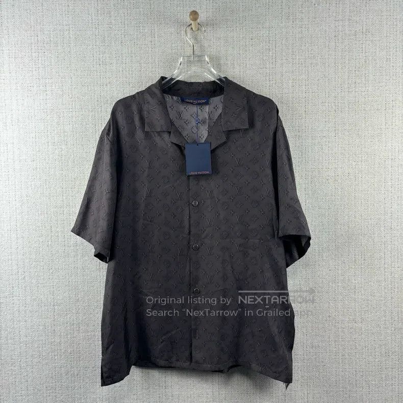 Louis Vuitton Louis Vuitton SS25 monogram full button short sleeve shirt Size US XL / EU 56 / 4 - 1 Thumbnail