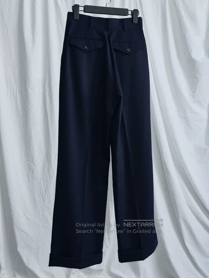 Junya Watanabe Junya Watanabe size XS Navy wool trousers Size 22" - 8 Thumbnail
