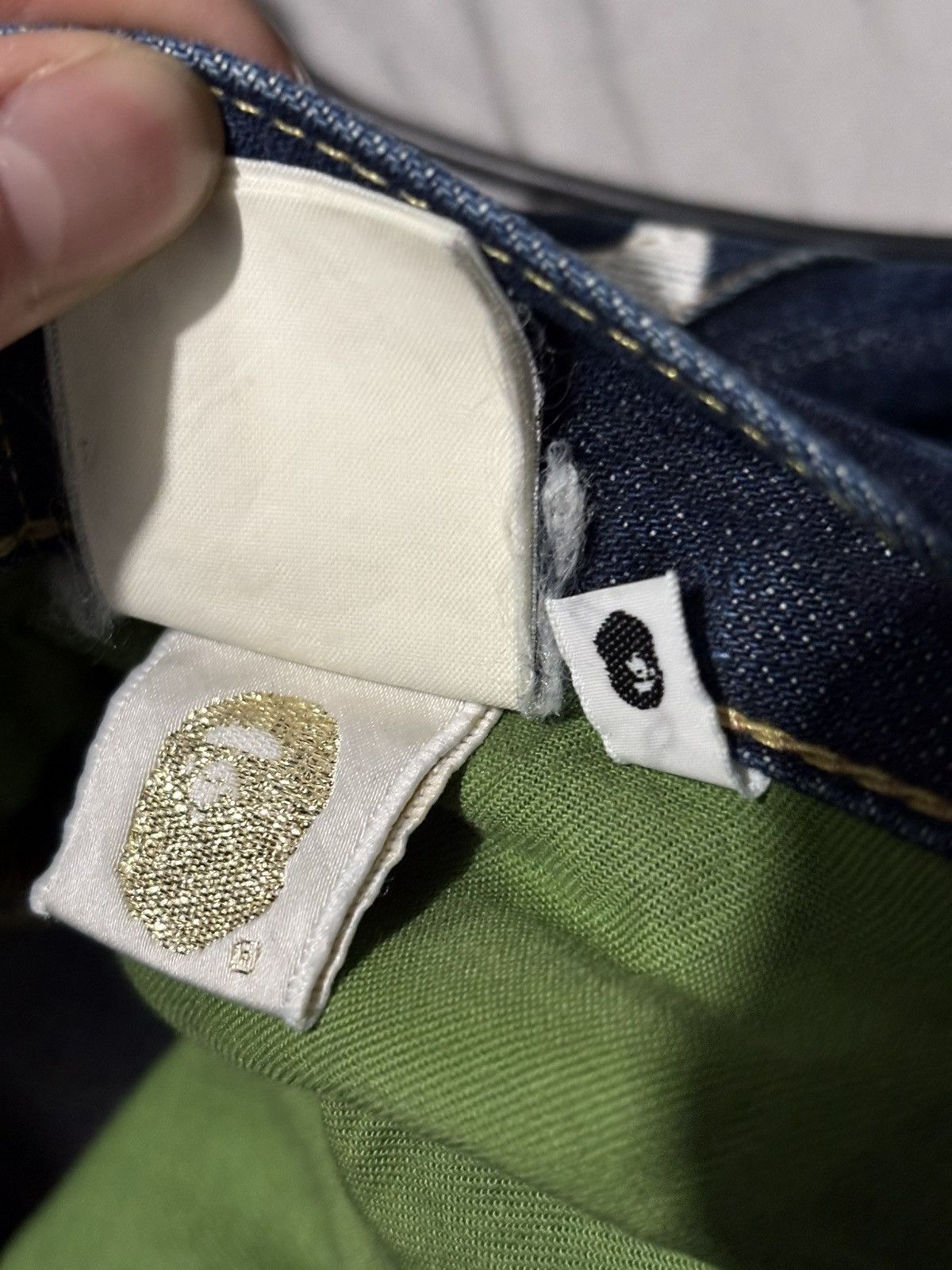 Bape 32 Nigo Era Bape Star Jeans Bapesta Logo Denim Human Made m Size US 32 / EU 48 - 8 Thumbnail