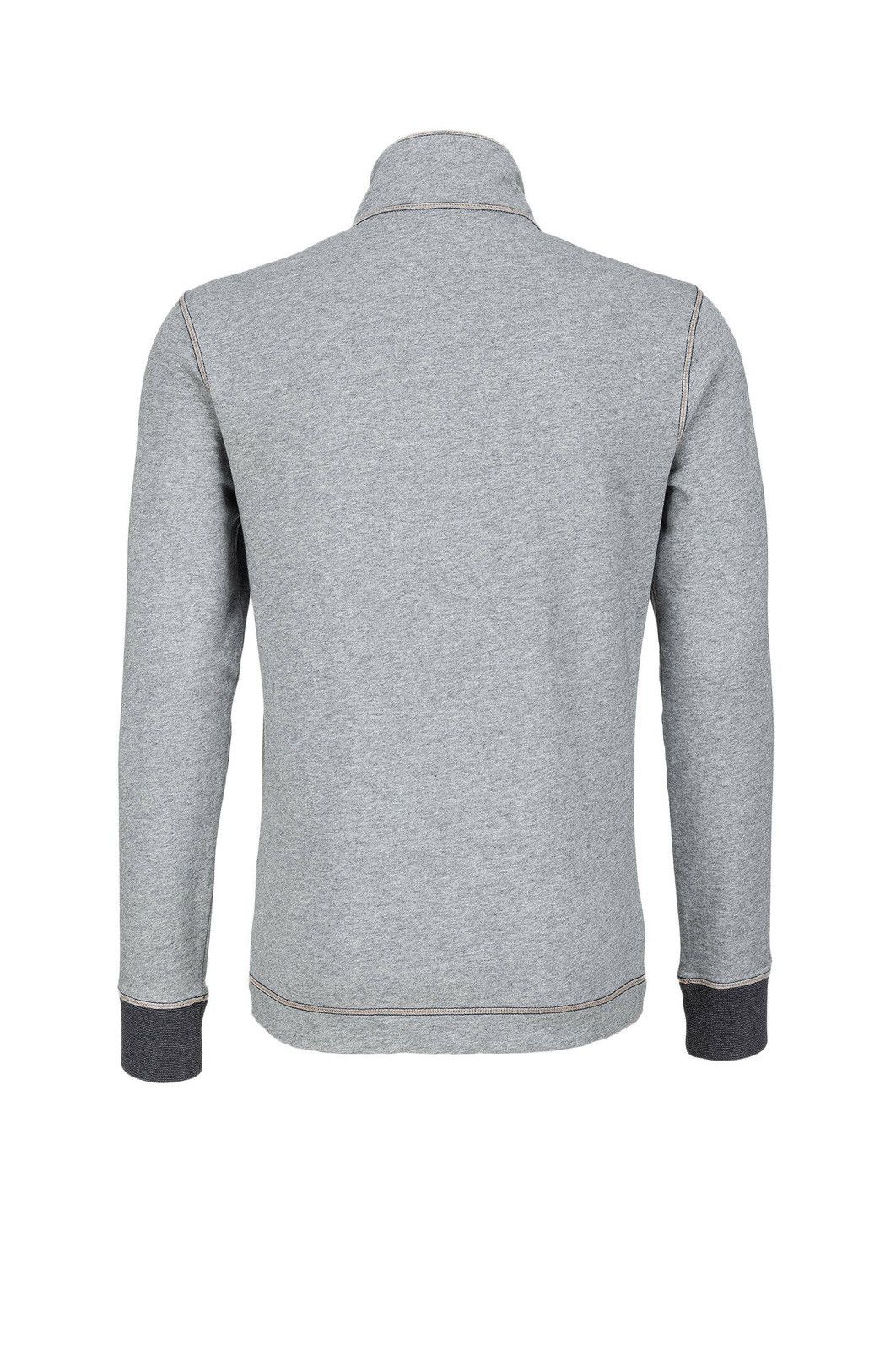 Hugo Boss Hugo Boss Orange Mens Grey Long Sleeve Henley Polo Shirt Size US M / EU 48-50 / 2 - 2 Thumbnail