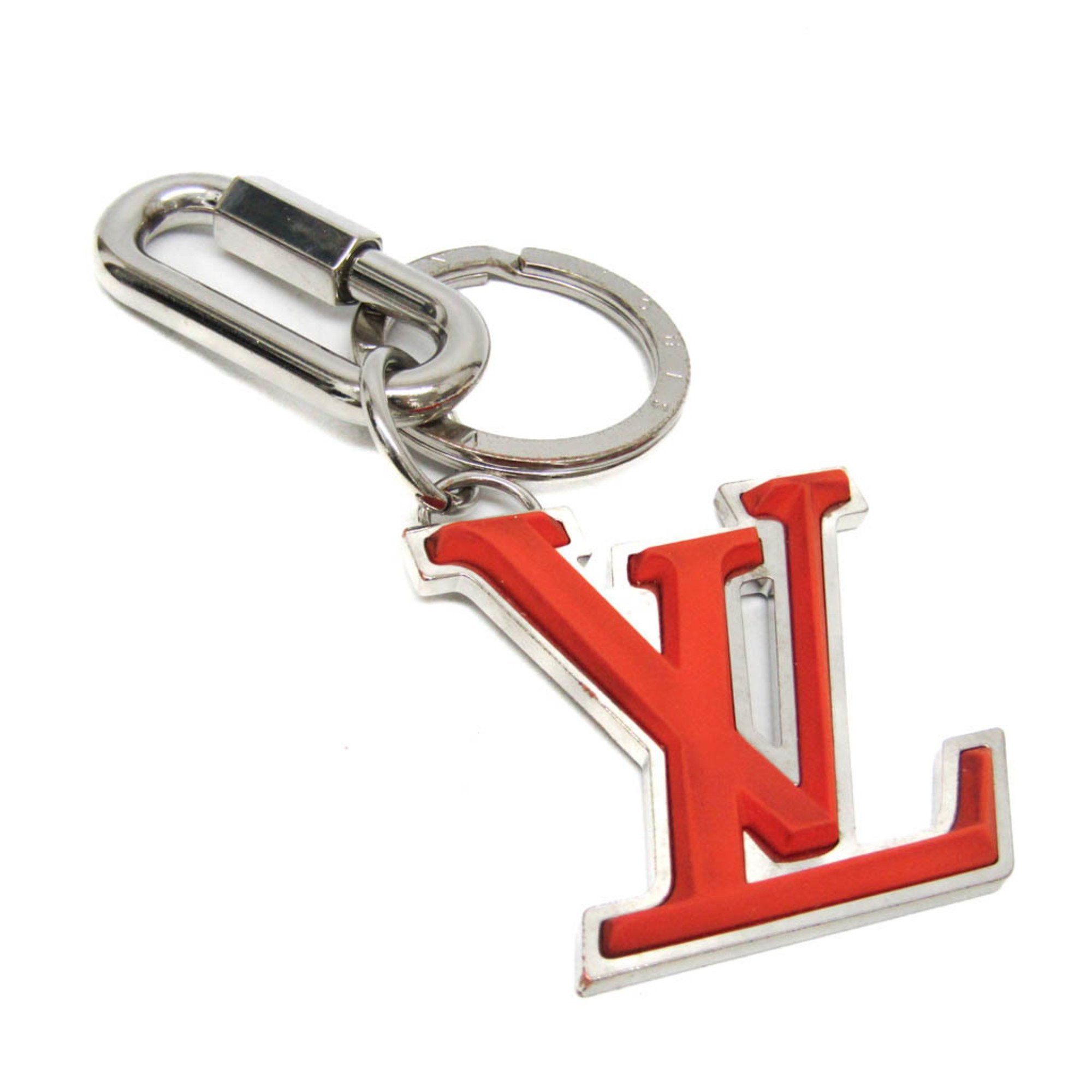 Louis Vuitton Louis Vuitton LV Soft Key Ring M67775 Keyring (Orange,Silver) Size ONE SIZE - 1 Thumbnail