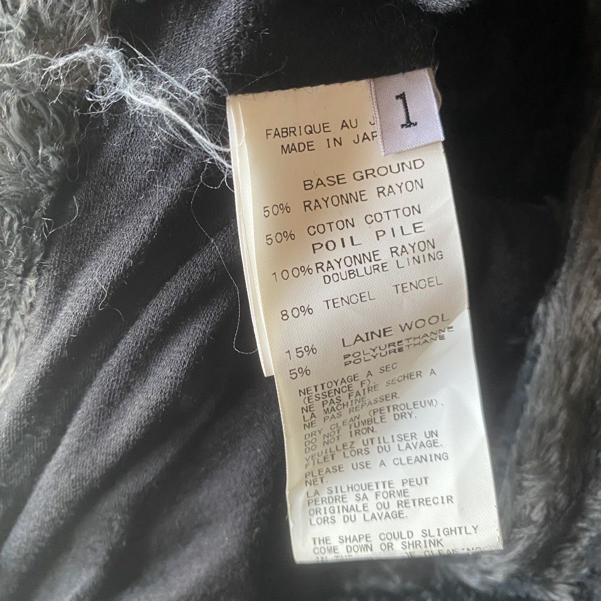 Yohji Yamamoto Fall12 Oversize Shearling Jacket Size S / US 4 / IT 40 - 15 Thumbnail