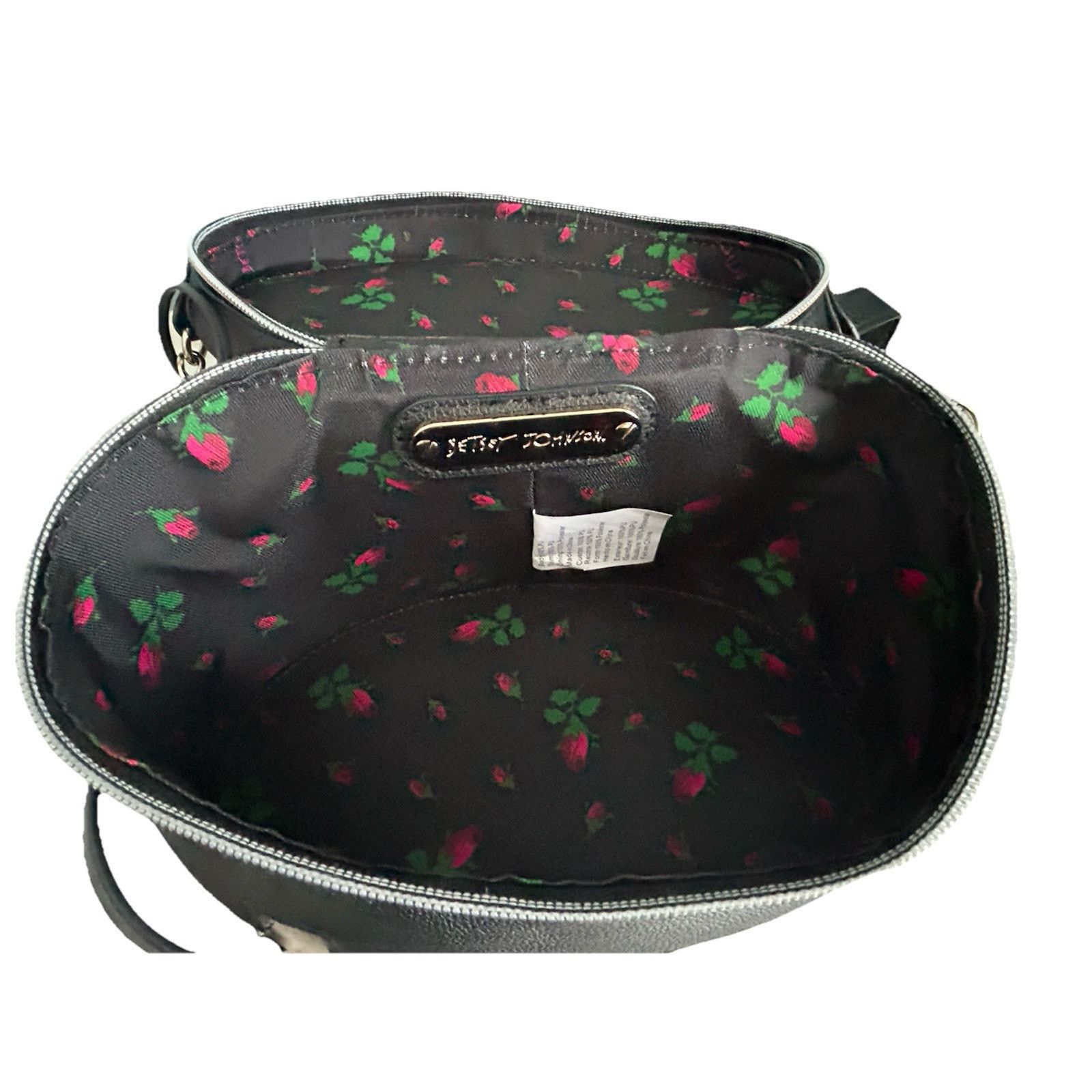 Betsey Johnson Betsey Johnson Telephone Bag BLACK Shoulder Crossbody Purse Size ONE SIZE - 6 Thumbnail