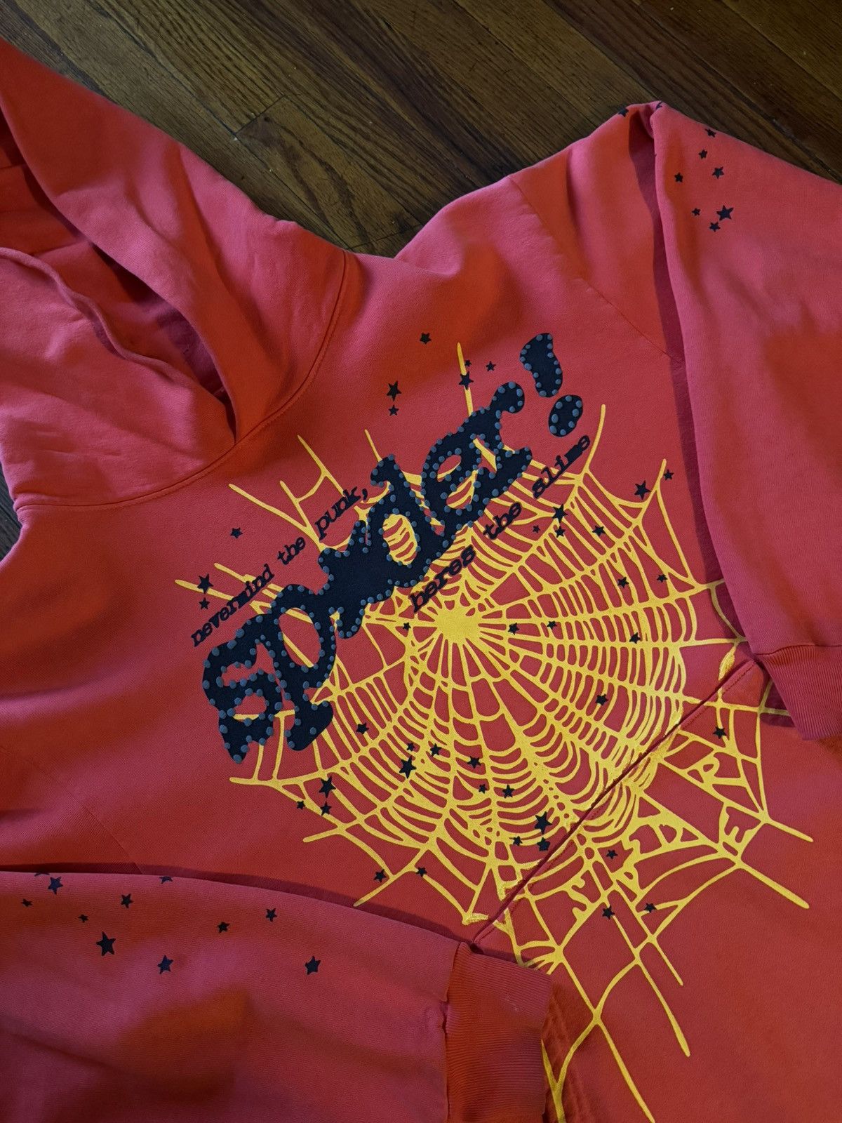 Sp5der SP5DER PUNK V2 RED HOODIE Size US M / EU 48-50 / 2 - 2 Thumbnail