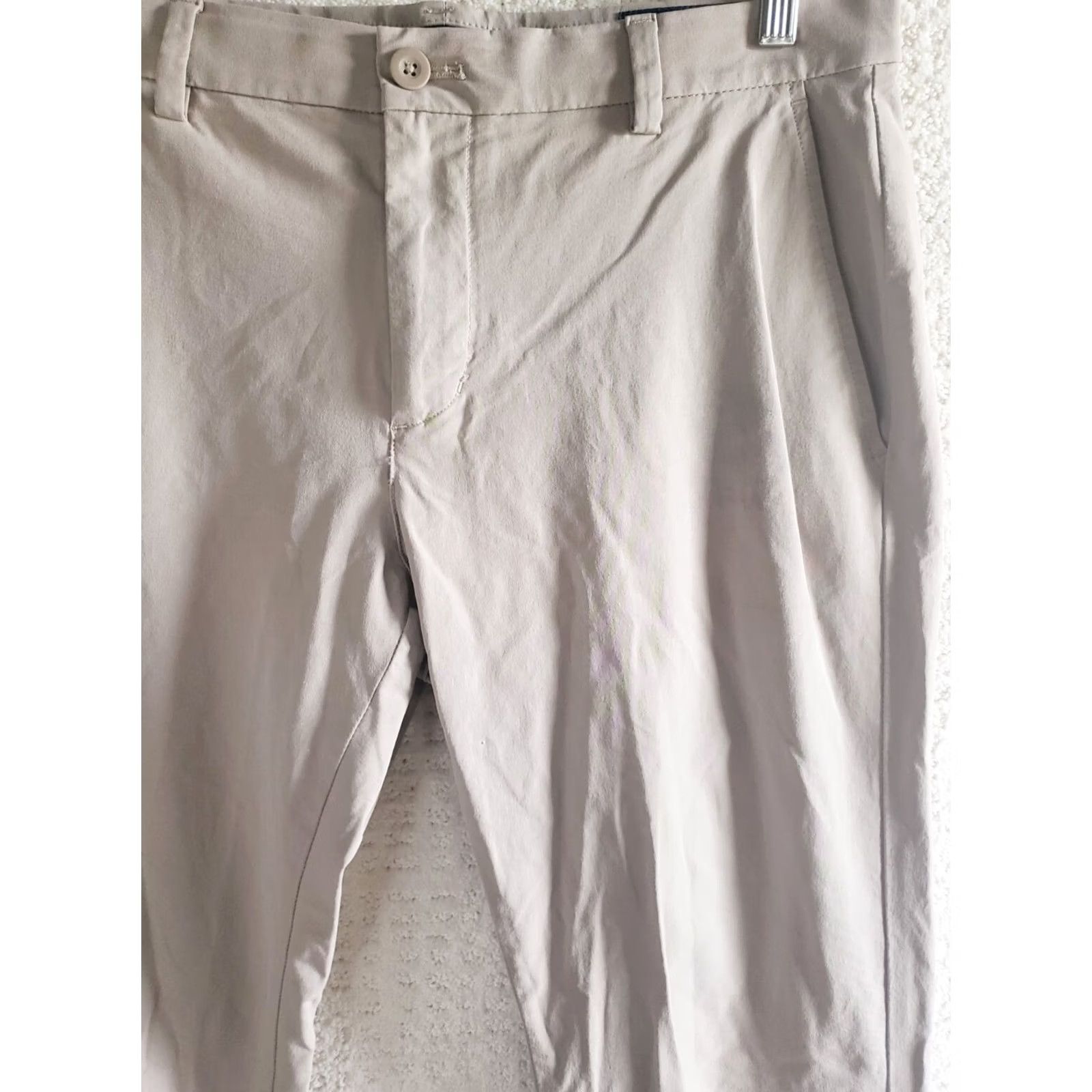 Vineyard Vines Vineyard Vines Breaker Performance Pants Beige Mens Golfing 32 x 30 Cotton Nylon Spandex Size US 32 / EU 48 - 4 Thumbnail