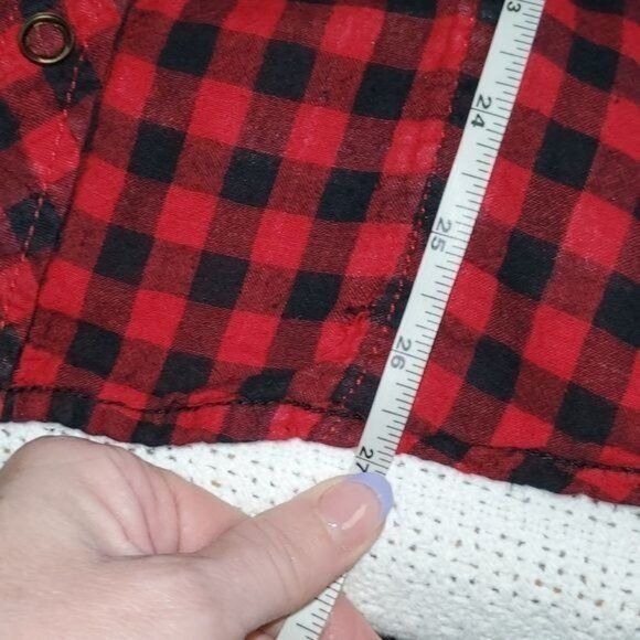 Ed Hardy Ed Hardy Embroidered Skull & Eightball Red Plaid Casual Butt Size US L / EU 52-54 / 3 - 9 Thumbnail