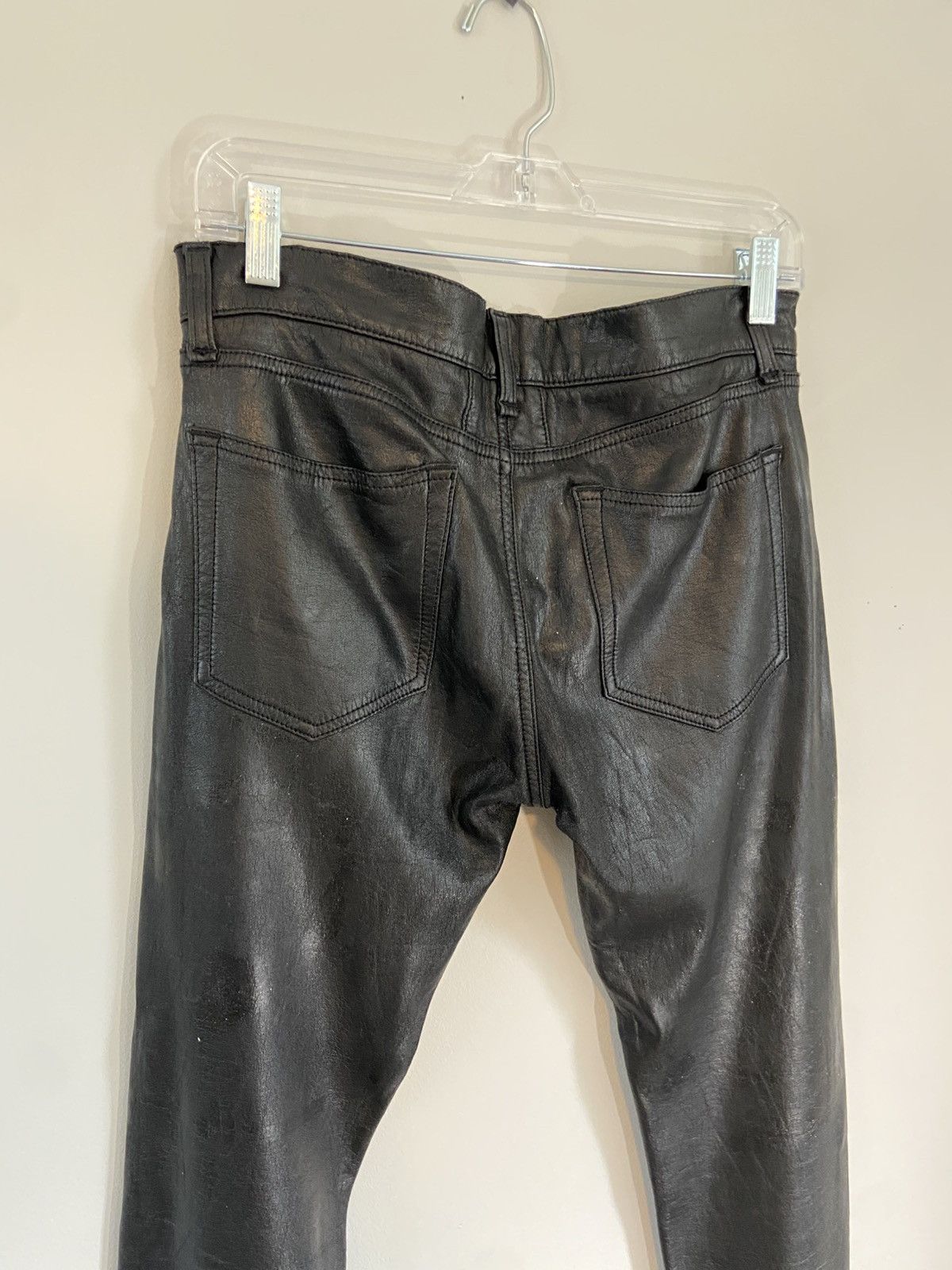 Saint Laurent Paris Saint Laurent polyurethane jeans Size US 29 - 7 Thumbnail