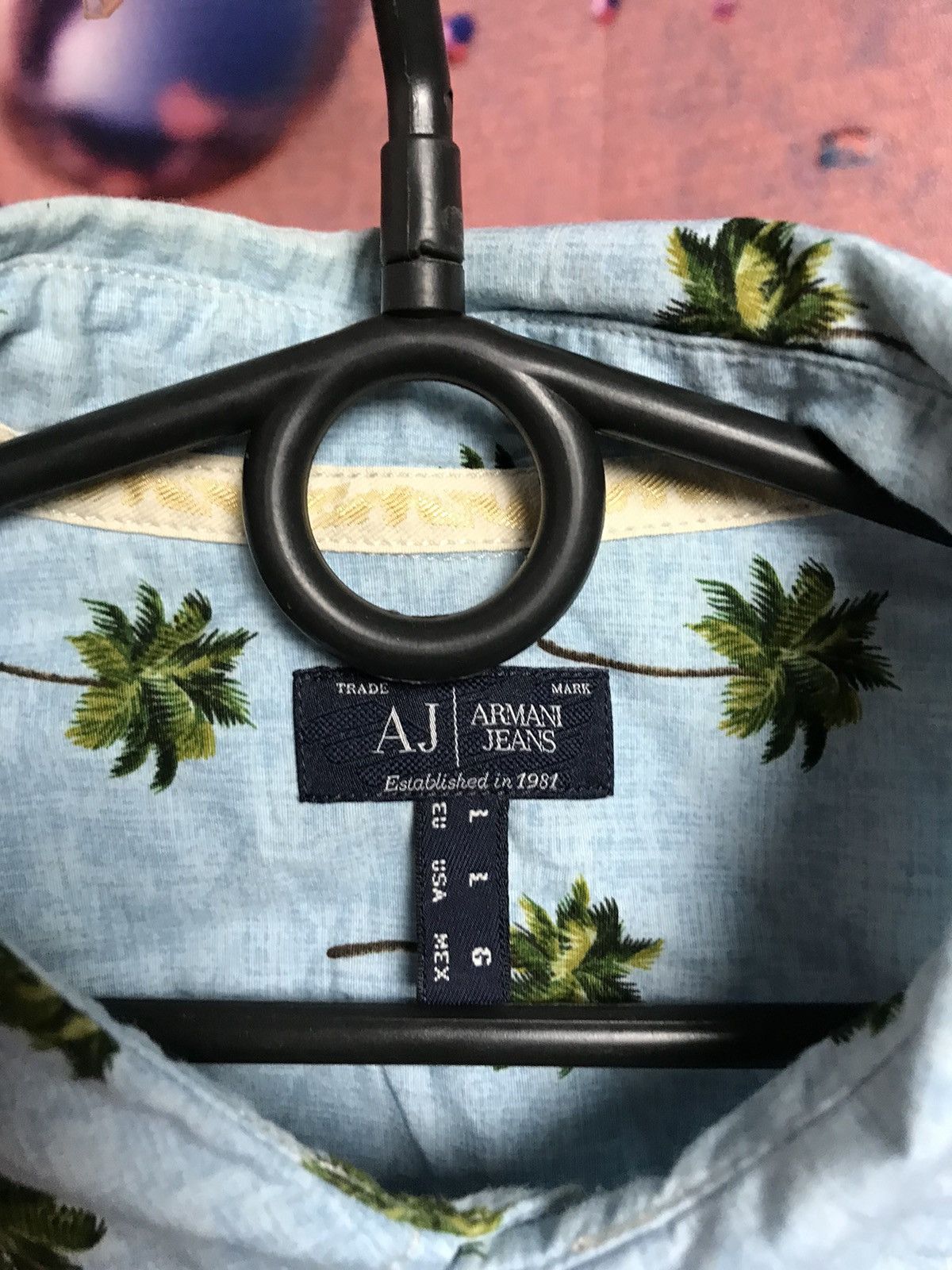 Armani × Vintage Vintage Armani streetwear crazy shirt Size US M / EU 48-50 / 2 - 3 Thumbnail