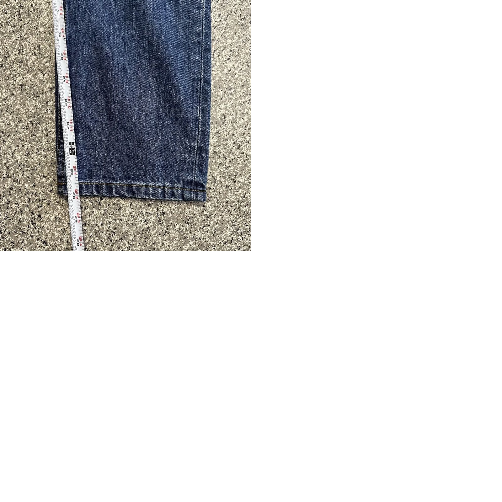 Everlane Everlane Jeans Womens 27x26 Crop High Rise Curvy 90s Straight Organic Blue Cotton Denim 5-Pocket Rise High Jeans Womens Size 27" / US 4 / IT 40 - 9 Thumbnail