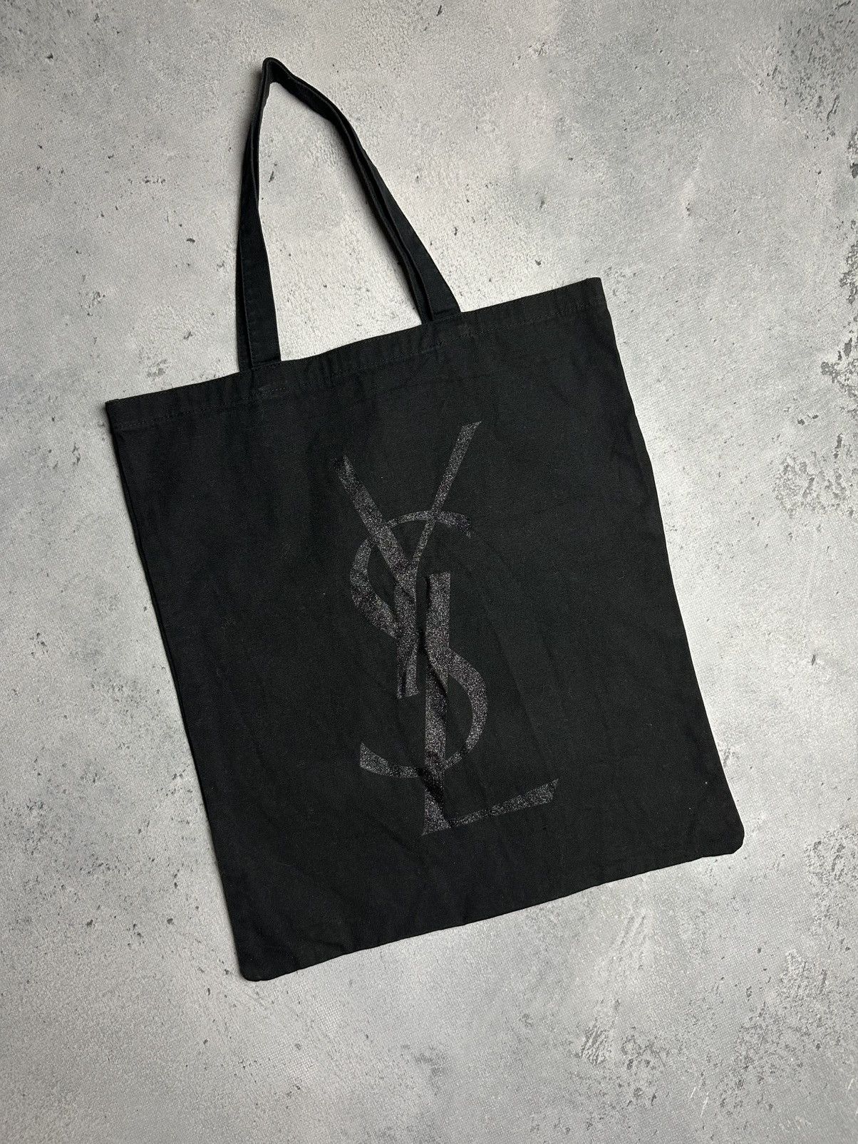 Yves Saint Laurent Yves Saint Laurent Beauty Shopper Bag Black y2k Italy YSL Size ONE SIZE - 1 Thumbnail