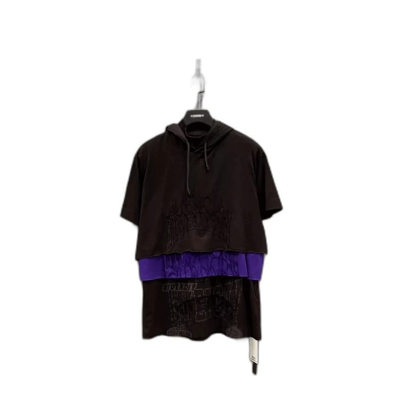 Givenchy Givenchy Givenchy Colorblocked Short Sleeve Hoodie -2507 Size US M / EU 48-50 / 2 - 1 Thumbnail