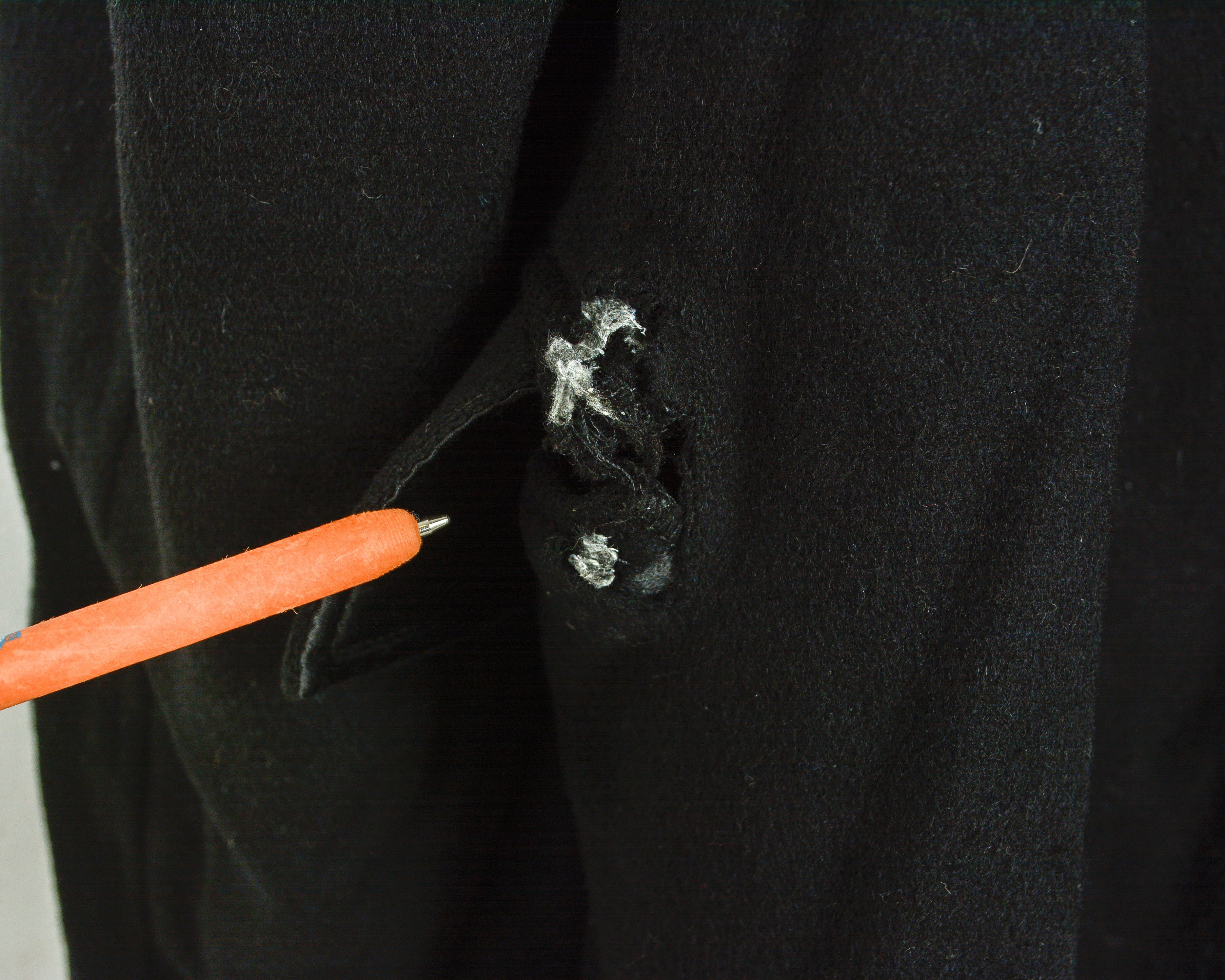 Oscar Jacobson Wool Jacket UK 42 US Car Over Coat Trench Black EU 52 Size US L / EU 52-54 / 3 - 3 Thumbnail