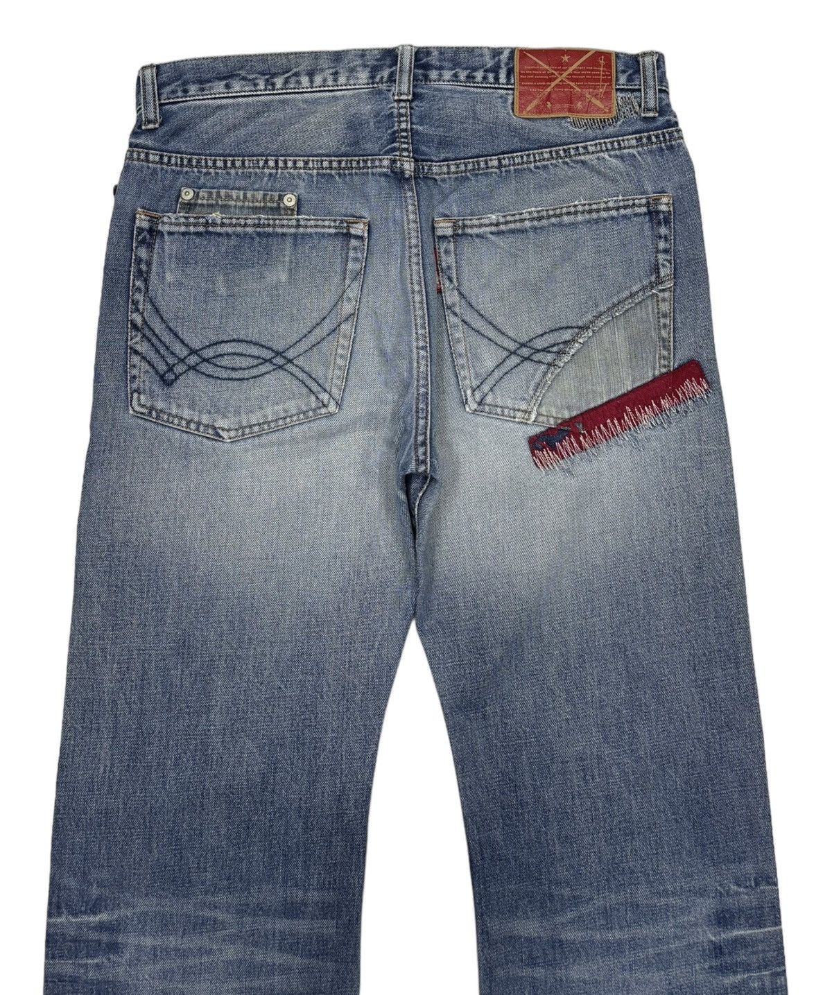 QUENCHLOUD QUENCH JAPAN TECHNICAL DISTRESS PUNK UNDERCOVER DESIGN Size US 32 / EU 48 - 6 Thumbnail