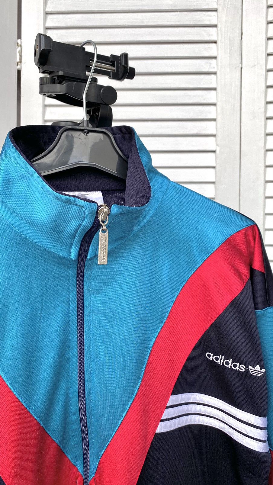 Adidas × Vintage Vintage Adidas Track Firebird Retro Jacket Striped 90s Blue Size US XXS / EU 40 - 7 Thumbnail