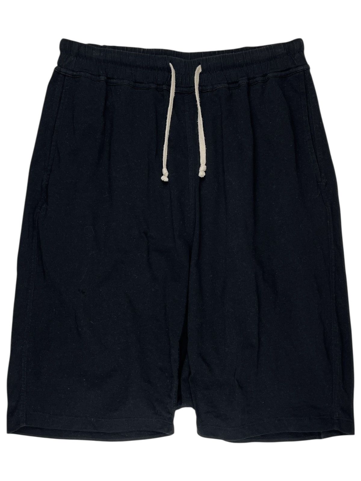 SS17 Rick Owens Drawstring Drop Pod Shorts Black