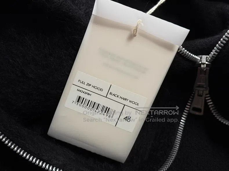 Our Legacy Our Legacy Black zipper sweater jacket Size US M / EU 48-50 / 2 - 3 Thumbnail