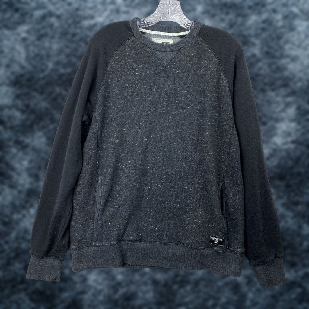 Billabong Billabong Sweatshirt Mens M Black Speckled Pullover Front Pockets Long Sleeve Size US M / EU 48-50 / 2 - 1 Thumbnail