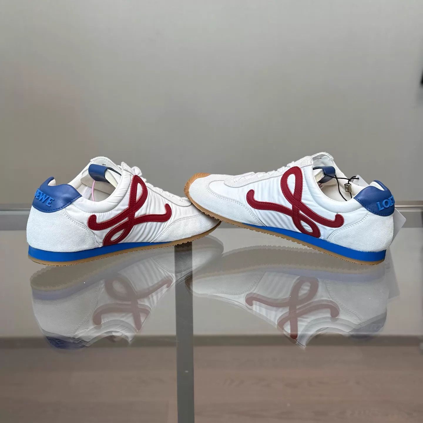 Loewe Loewe Ballet Runner 2.0 White Red Blue 36 Size US 5.5 / IT 35.5 - 6 Thumbnail