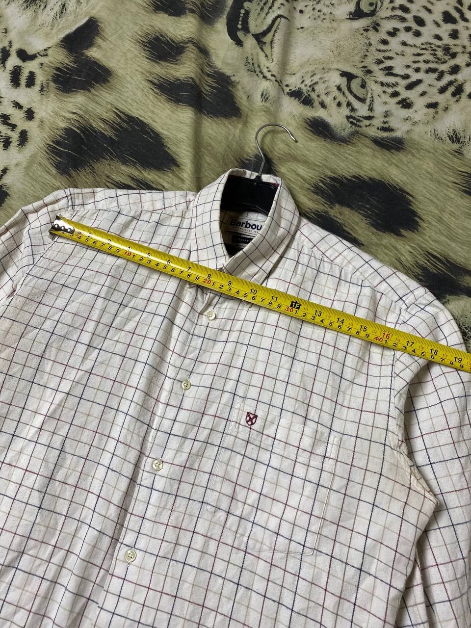 Barbour × Vintage Barbour Striped Checkered Button Up Short Sleeve Shirt Size US S / EU 44-46 / 1 - 7 Thumbnail