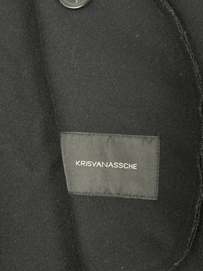 Kris Van Assche 2010s Kris Van Assche Black Wool Double-Breasted Jacket Size US L / EU 52-54 / 3 - 10 Thumbnail