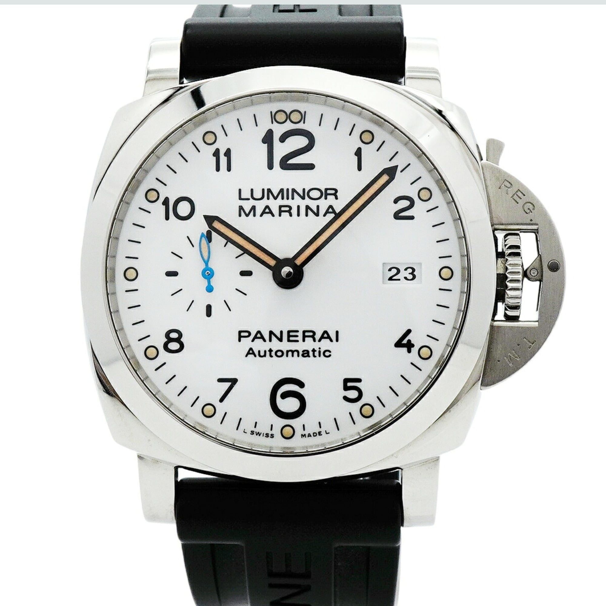 Other Officine Panerai Luminor Marina PAM01499 White Dial Men's Watch Size ONE SIZE - 1 Thumbnail