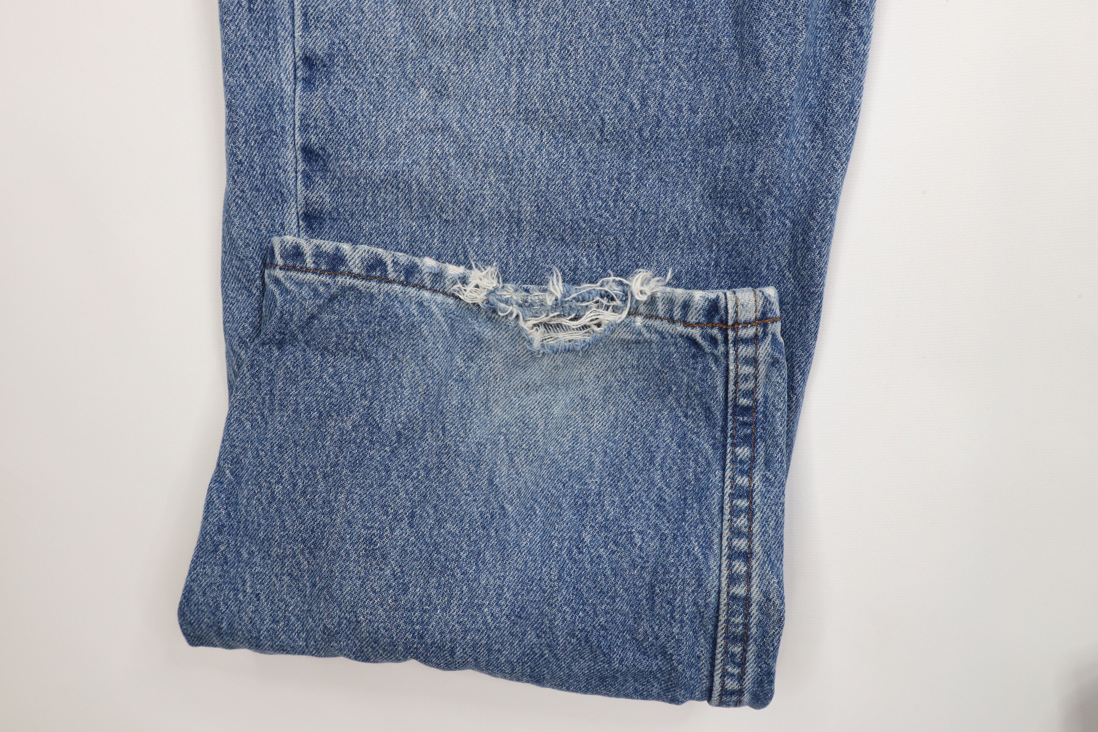 Harley Davidson Vintage Harley Davidson Spell Out Wide Leg Denim Jeans Size US 42 / EU 58 - 7 Thumbnail