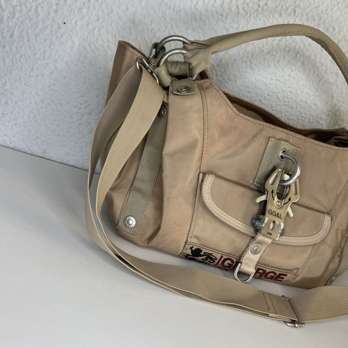George Gina & Lucy George Gina Lucy GGL Shoulder Crossbody Vintage Bag Beige Size ONE SIZE - 2 Thumbnail