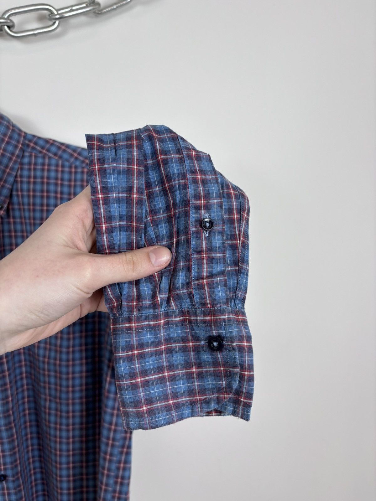 Avirex Vintage Avirex USA Checkered Army Military Long Sleeve Shirt Size US L / EU 52-54 / 3 - 12 Thumbnail