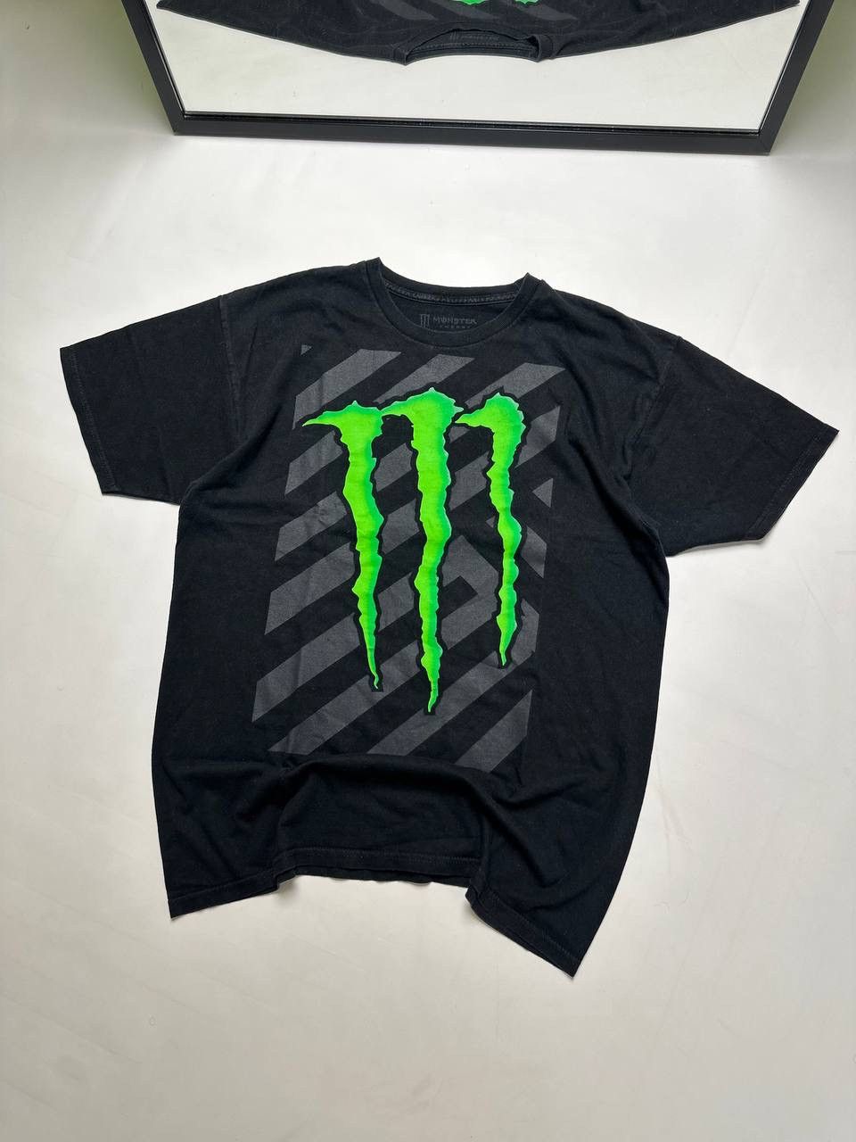 Fox Racing Vintage 2000s Monster Energy Y2K Racing Black T Shirt Size US L / EU 52-54 / 3 - 1 Thumbnail