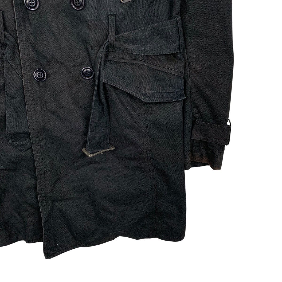 Diesel Diesel Double Breasted Black Coat Size US S / EU 44-46 / 1 - 4 Thumbnail
