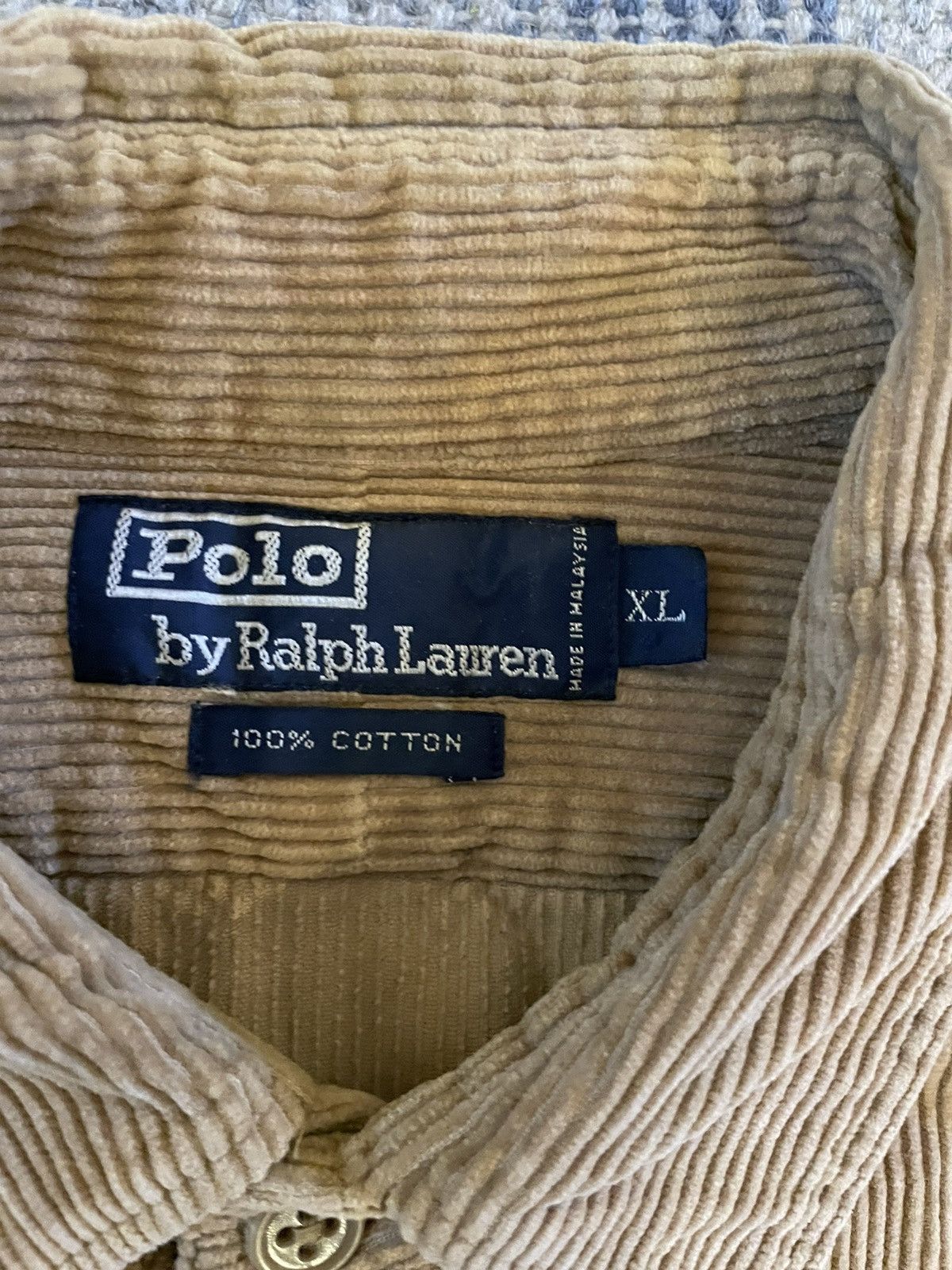 Polo Ralph Lauren × Vintage Vintage Substantial Corduroy Shirt Size US XL / EU 56 / 4 - 3 Thumbnail
