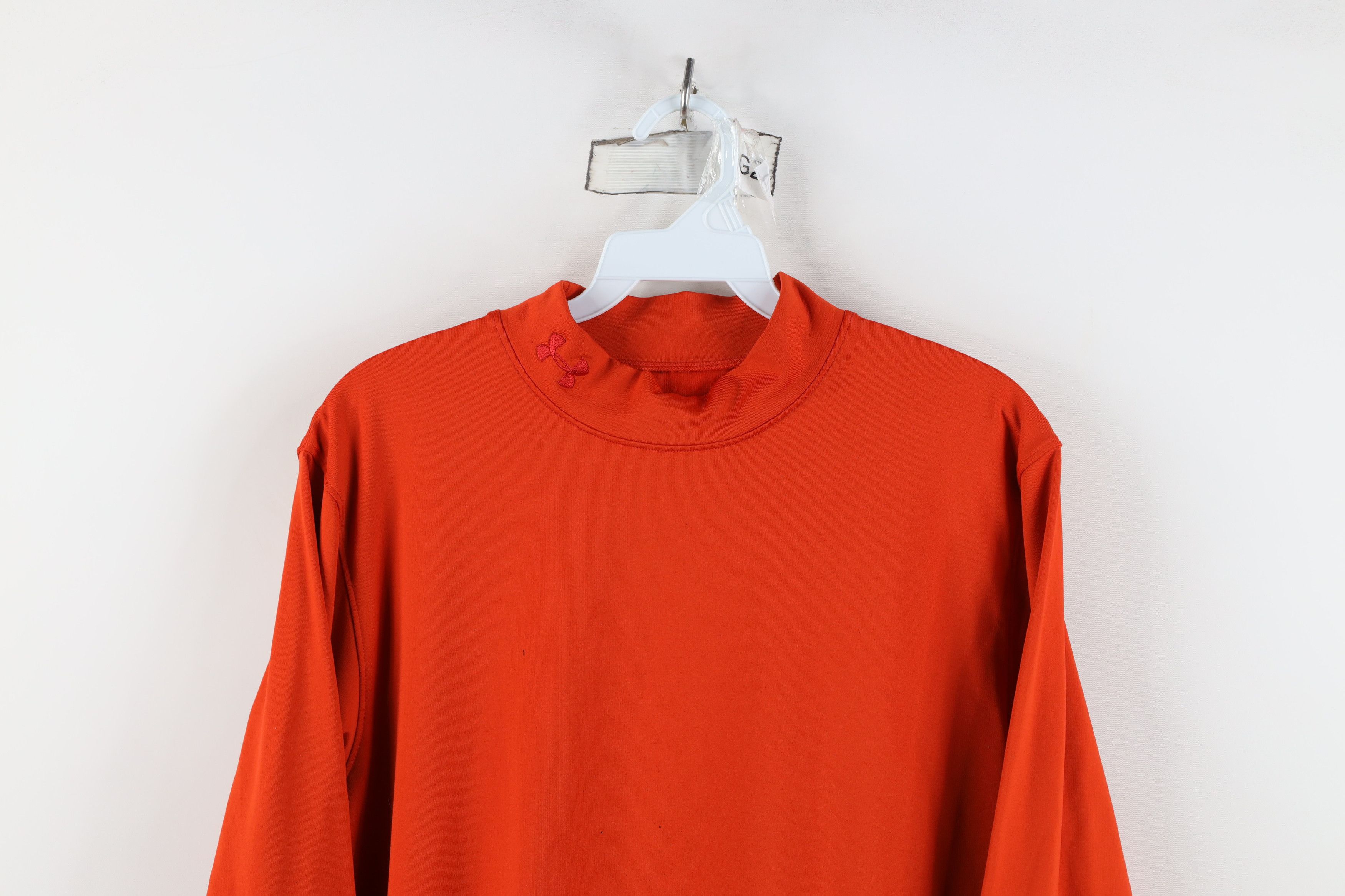 Under Armour Under Armour Compression Mock Neck Training T-Shirt Orange Size US L / EU 52-54 / 3 - 2 Thumbnail