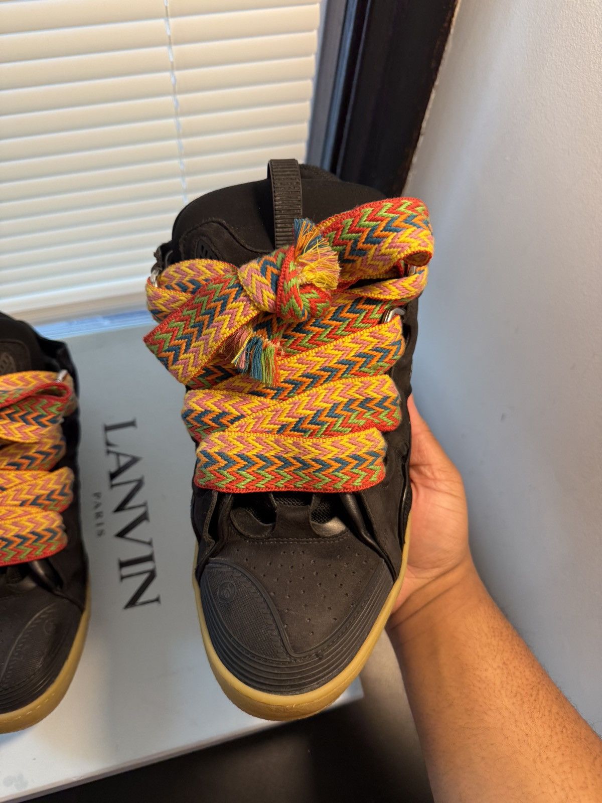 Lanvin Lanvin Curb Sneakers “Black Gum” Size 13 / 46 Eu Size US 13 / EU 46 - 7 Thumbnail