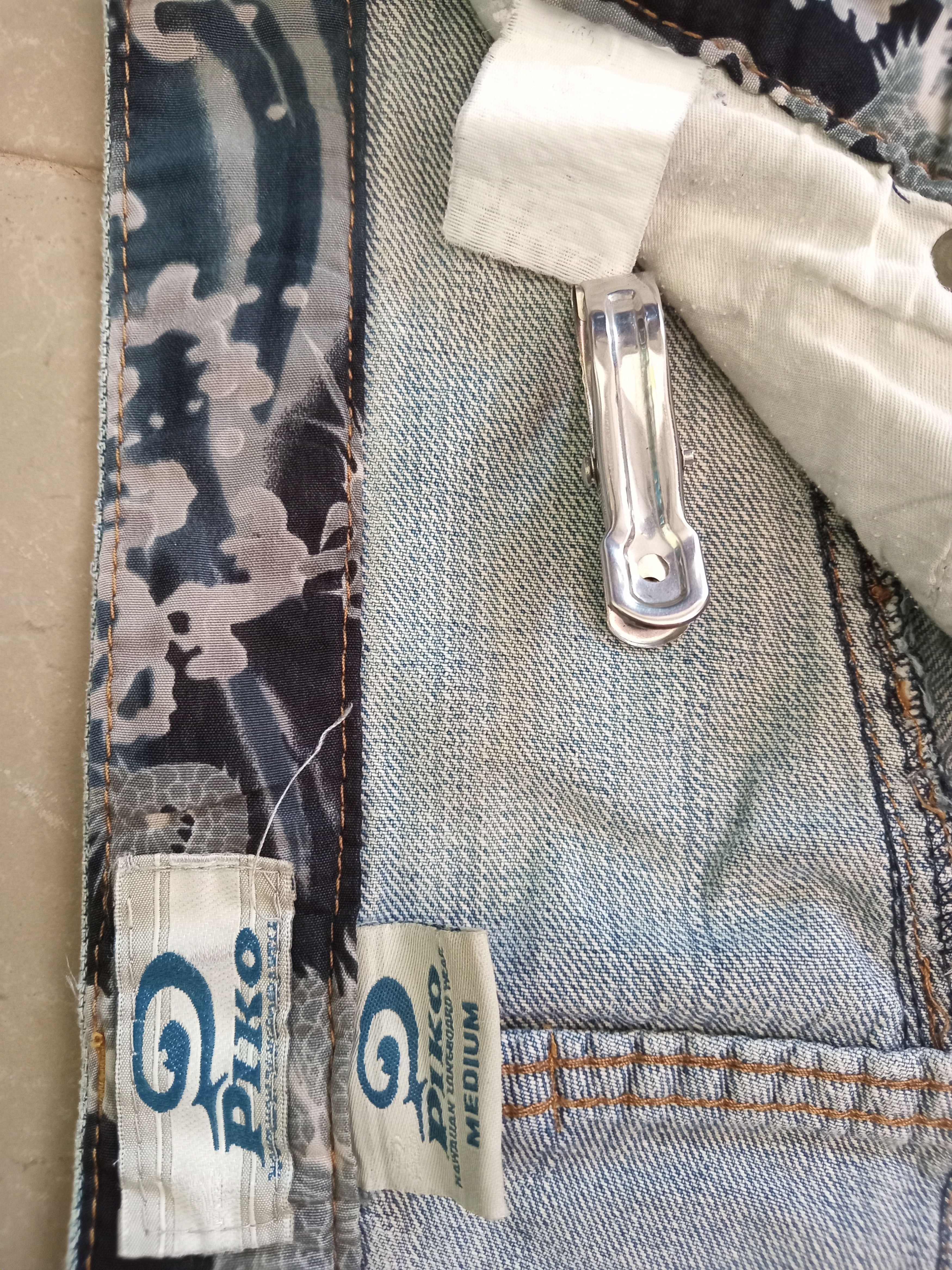 If Six Was Nine × Japanese Brand Vintage💥PIKO Sukajan Brand Light Blue Wash Jeans Size US 32 / EU 48 - 6 Thumbnail