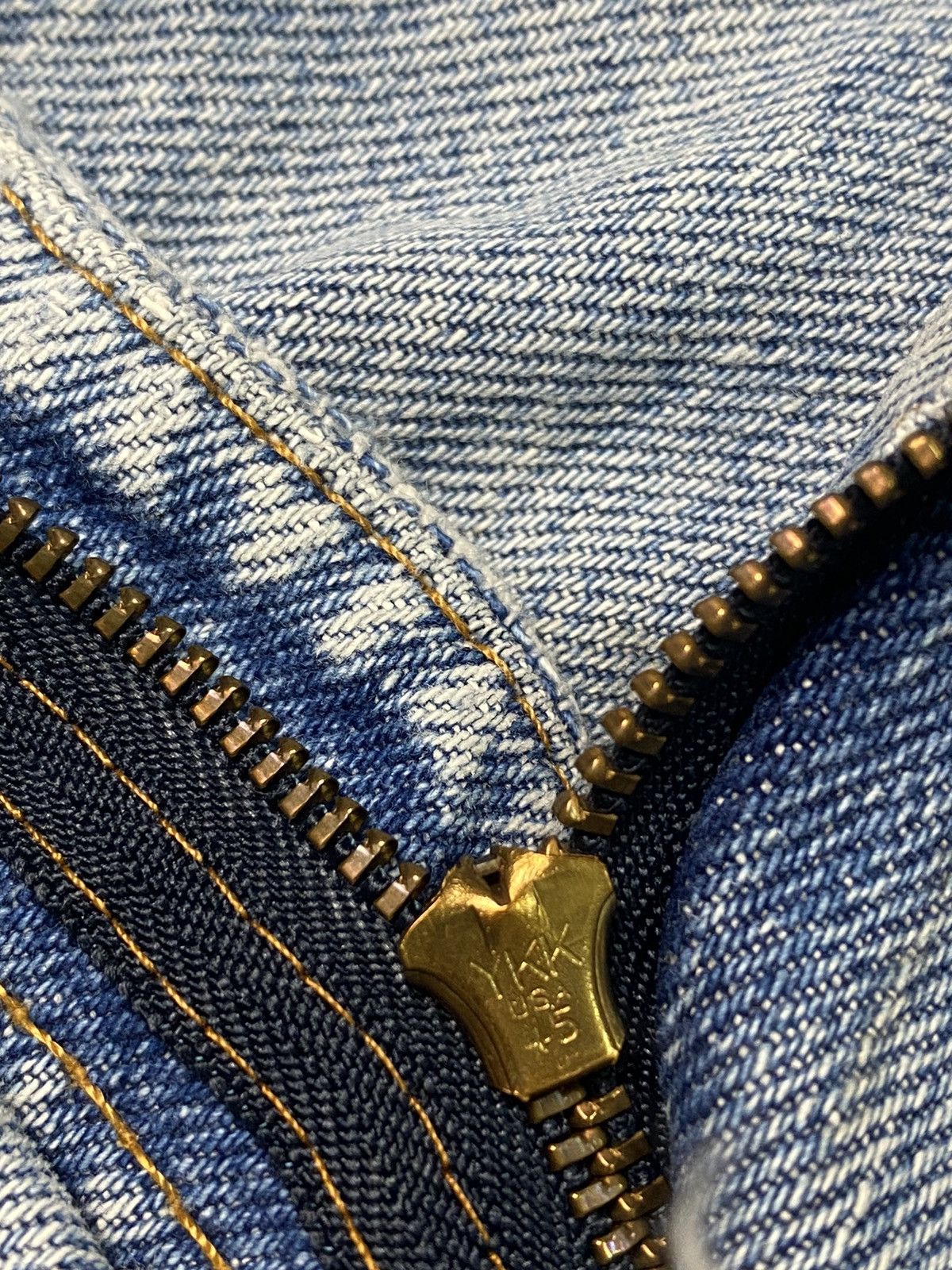 Levi's × Vintage 1980s Levis 505 Slim Straight Zipper Style Washed Blue Jeans Size US 30 / EU 46 - 7 Thumbnail