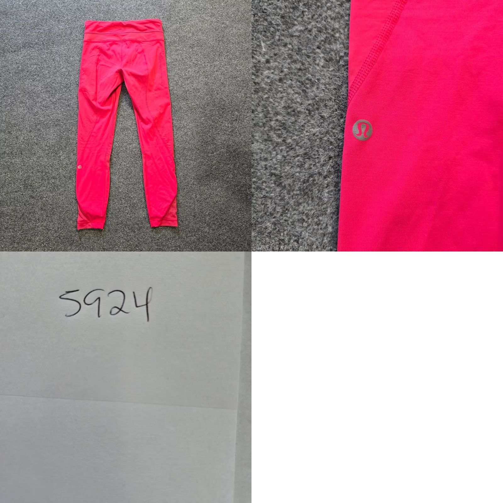 Lululemon Lululemon Leggings Womens Size 4 Pink Capri Pull On Athletic Skinny Cropped Activewear Size 27" / US 4 / IT 40 - 8 Thumbnail