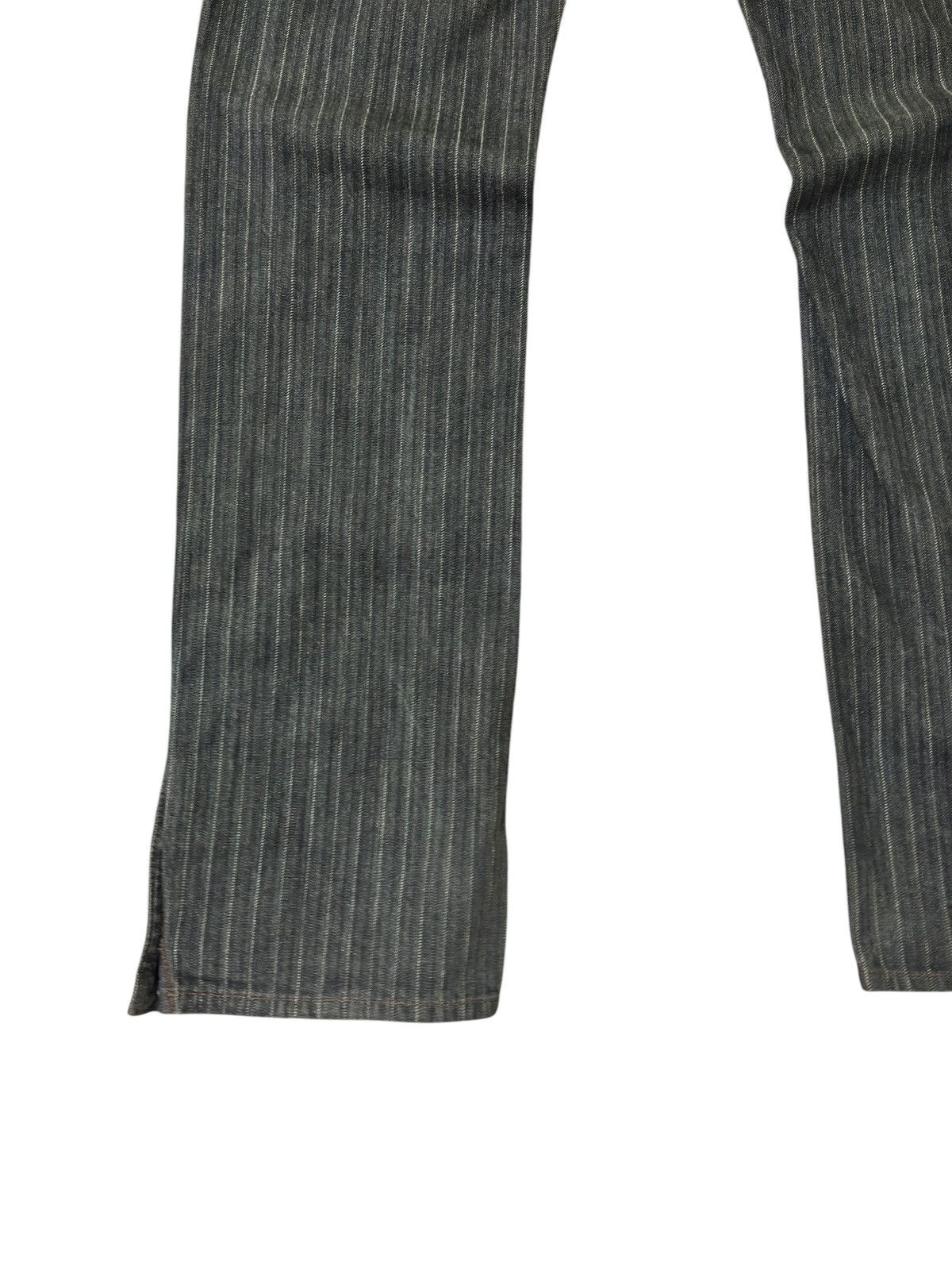 Hysteric Glamour × Nicole Club × Seditionaries Flared NICOLE CLUB Striped Leg Snap Button Pant Size US 30 / EU 46 - 13 Thumbnail