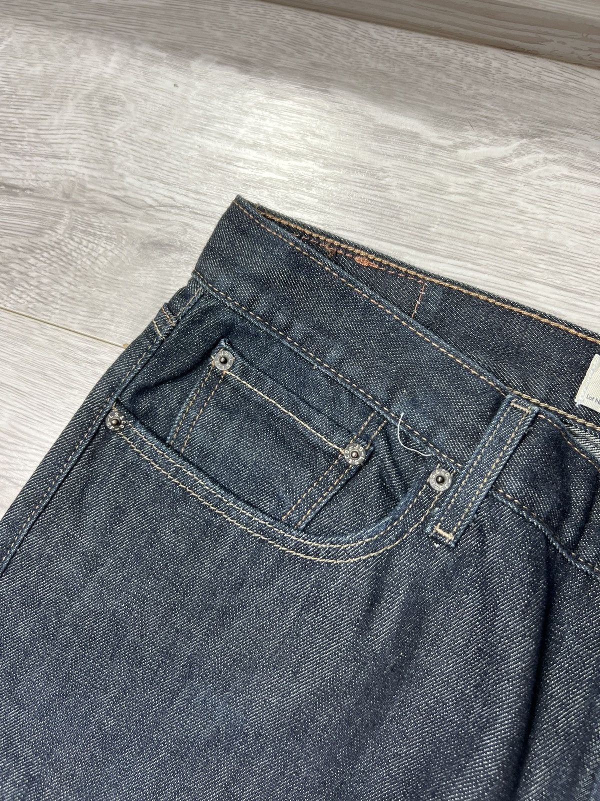 Levi's Vintage Levis 527 Low Boot Cut Jeans Dark Indigo Denim Pants Size US 36 / EU 52 - 4 Thumbnail