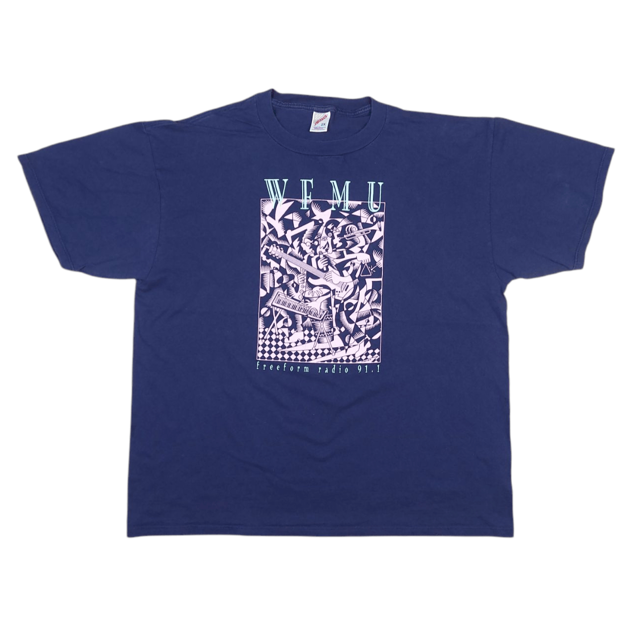 Vintage 90s Mary Fleener A Euphonius Combo 1993 ART WFMU TEE