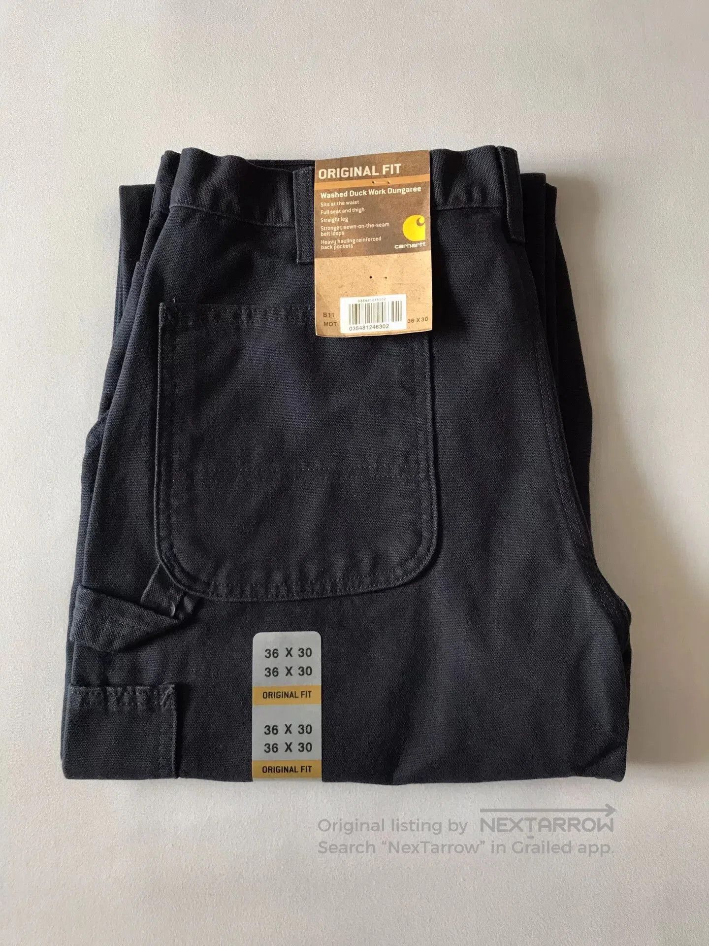 Carhartt Carhartt B11 MDT Washed Canvas Work Pants. Size US 36 / EU 52 - 1 Thumbnail