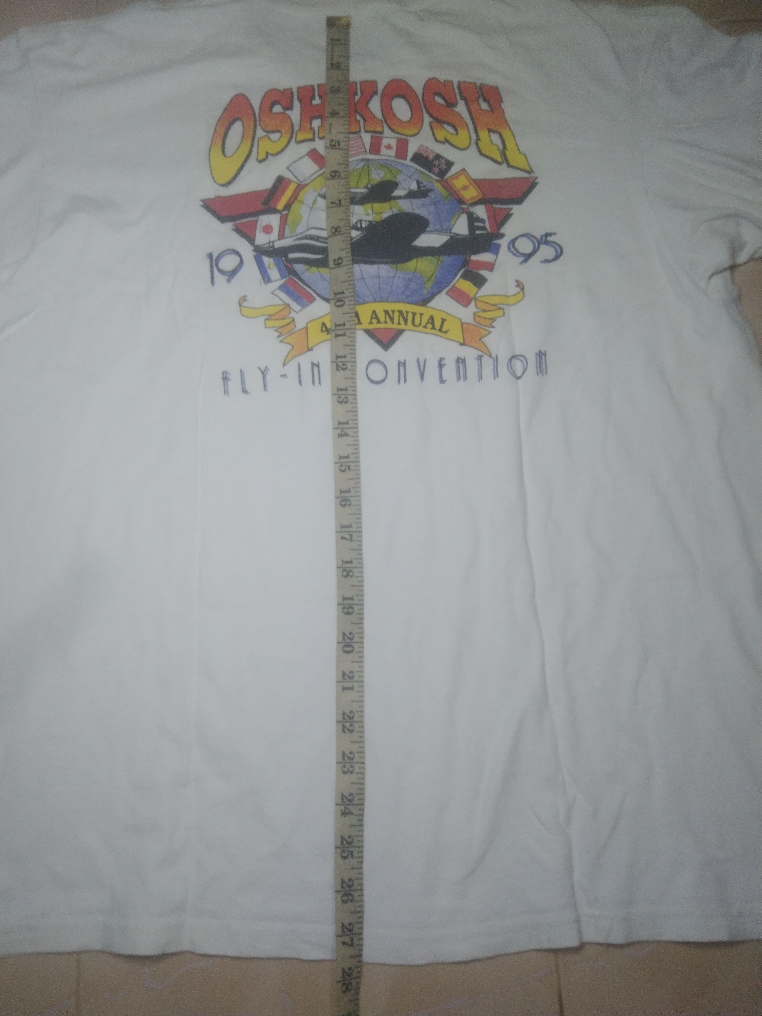 Gildan × Vintage Vintage OSHKOSH Fly-in Conversion 1995 Size US XL / EU 56 / 4 - 9 Thumbnail