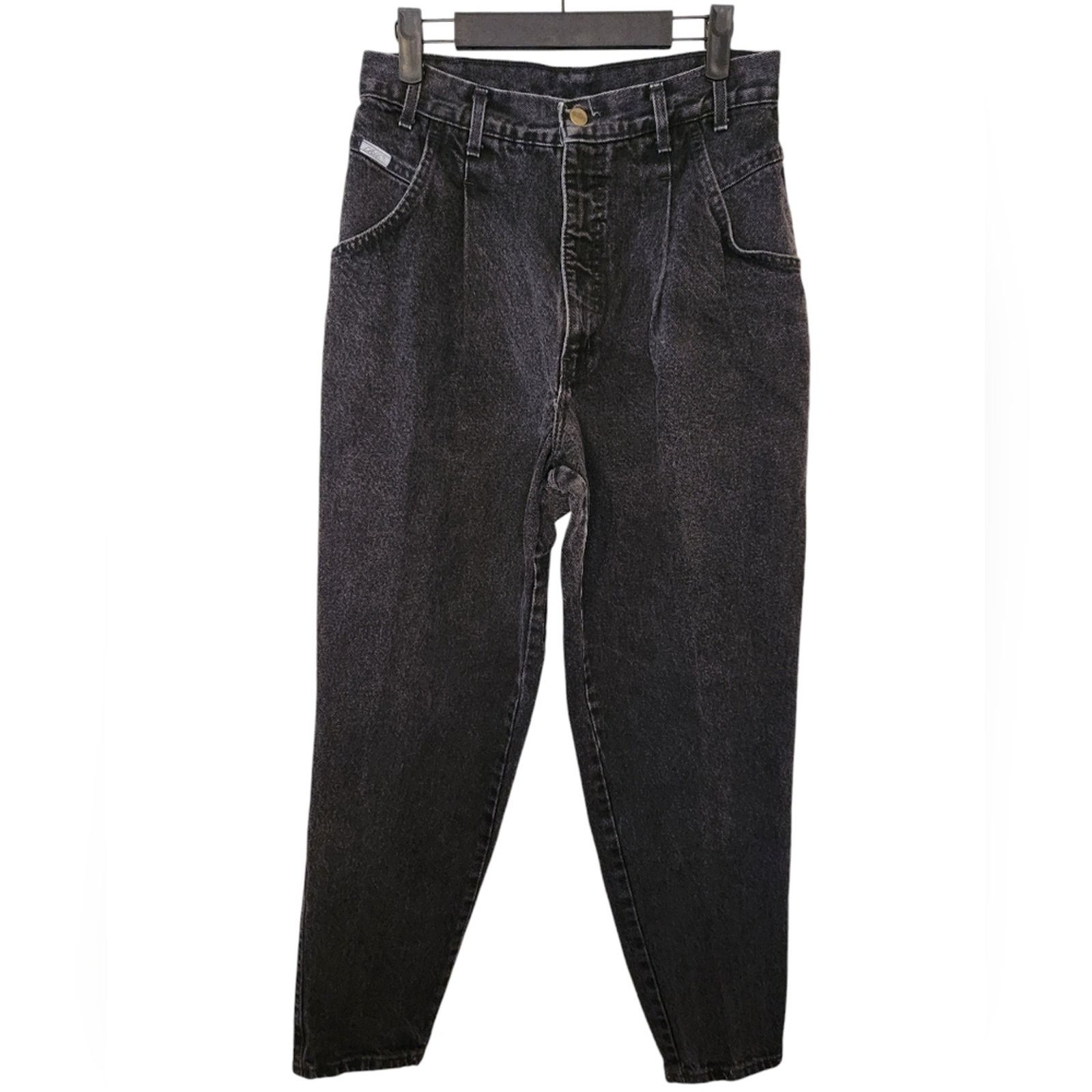 Vintage Vintage 80s 90s Bareback Chic High Waist Taper Jeans 14 Size 36" / US 14 / IT 50 - 1 Thumbnail