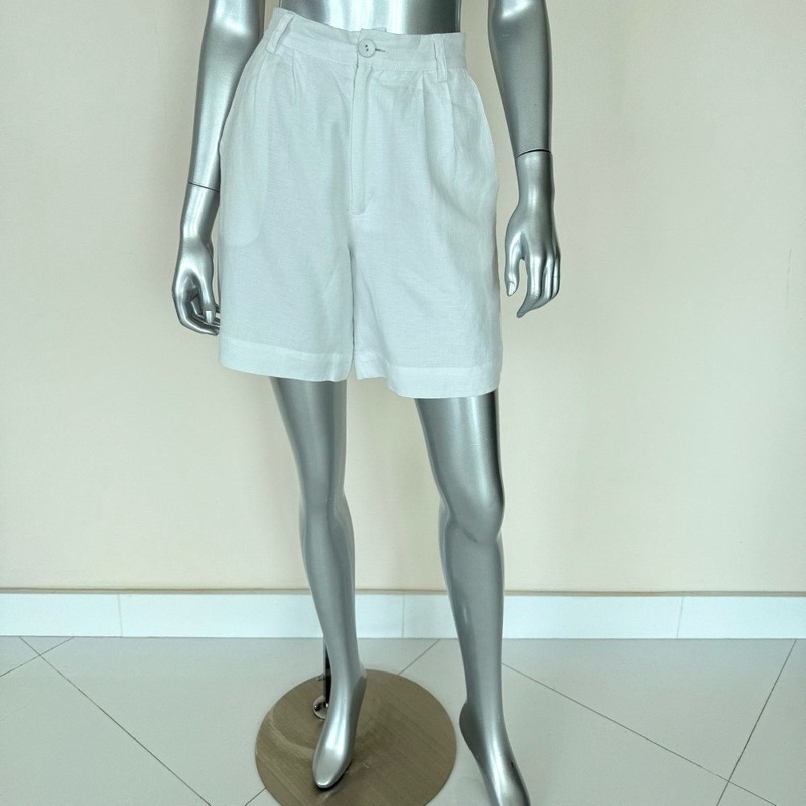Rolla's NEW!!! ROLLA’S linen women high waist shorts size 6 US Size 28" / US 6 / IT 42 - 1 Thumbnail