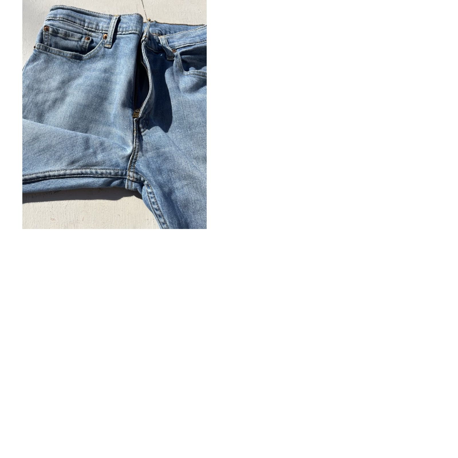Levi's Levi's 512 Jeans Slim Taper 32x34 Blue Denim Regular Mens Size US 32 / EU 48 - 9 Thumbnail