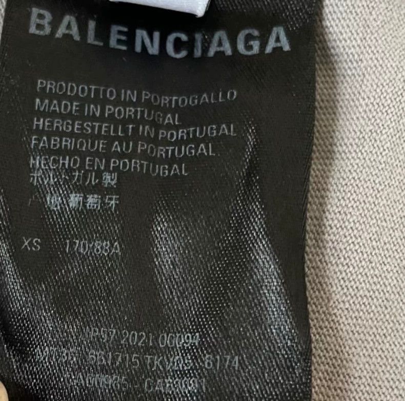 Balenciaga Balenciaga Printed Distressed Short Sleeve Shirt-2505 Size US XS / EU 42 / 0 - 4 Thumbnail