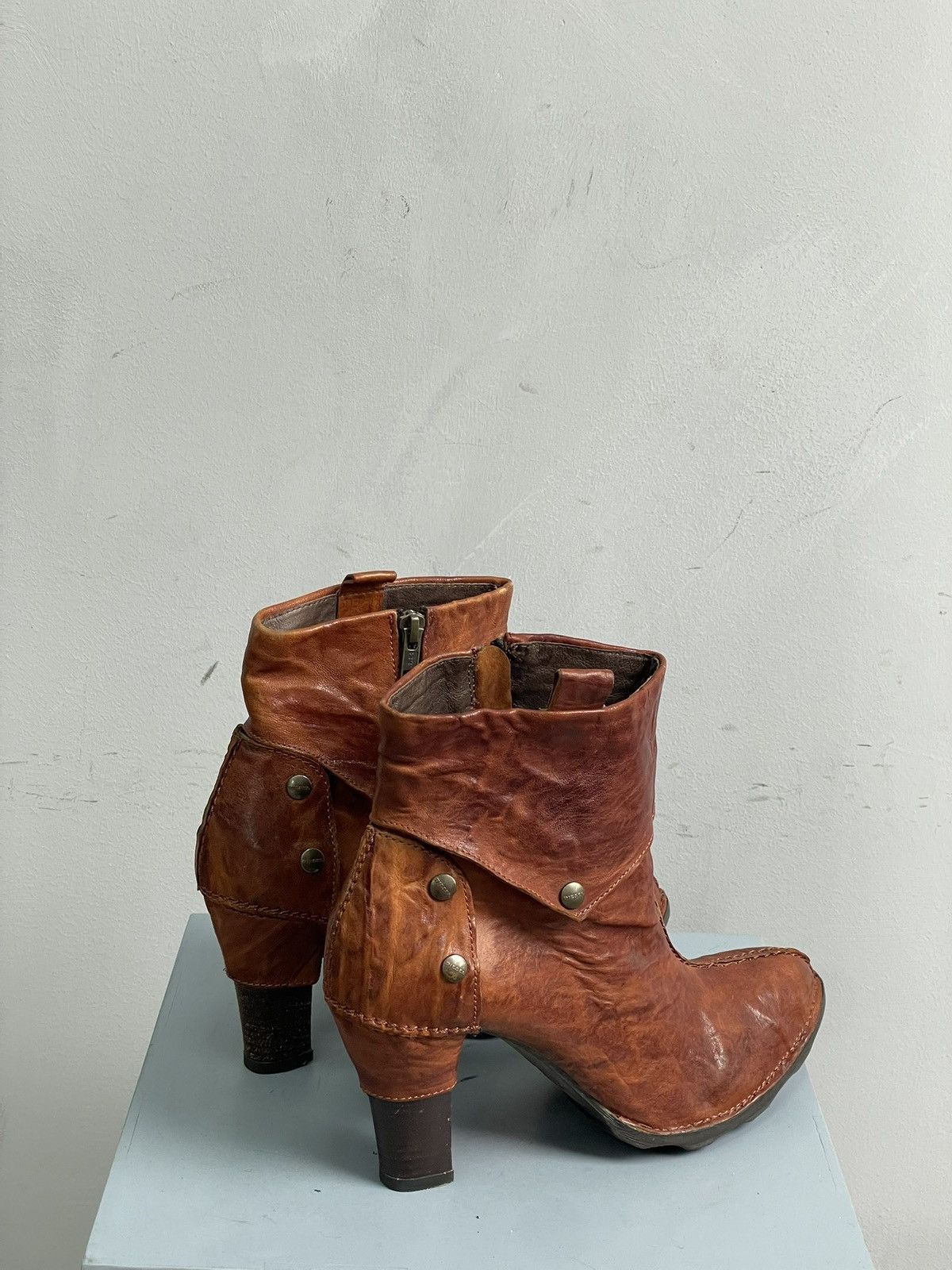 Diesel avant garde Diesel leather boots ann demeulemeester style Size US 9 / IT 39 - 5 Thumbnail