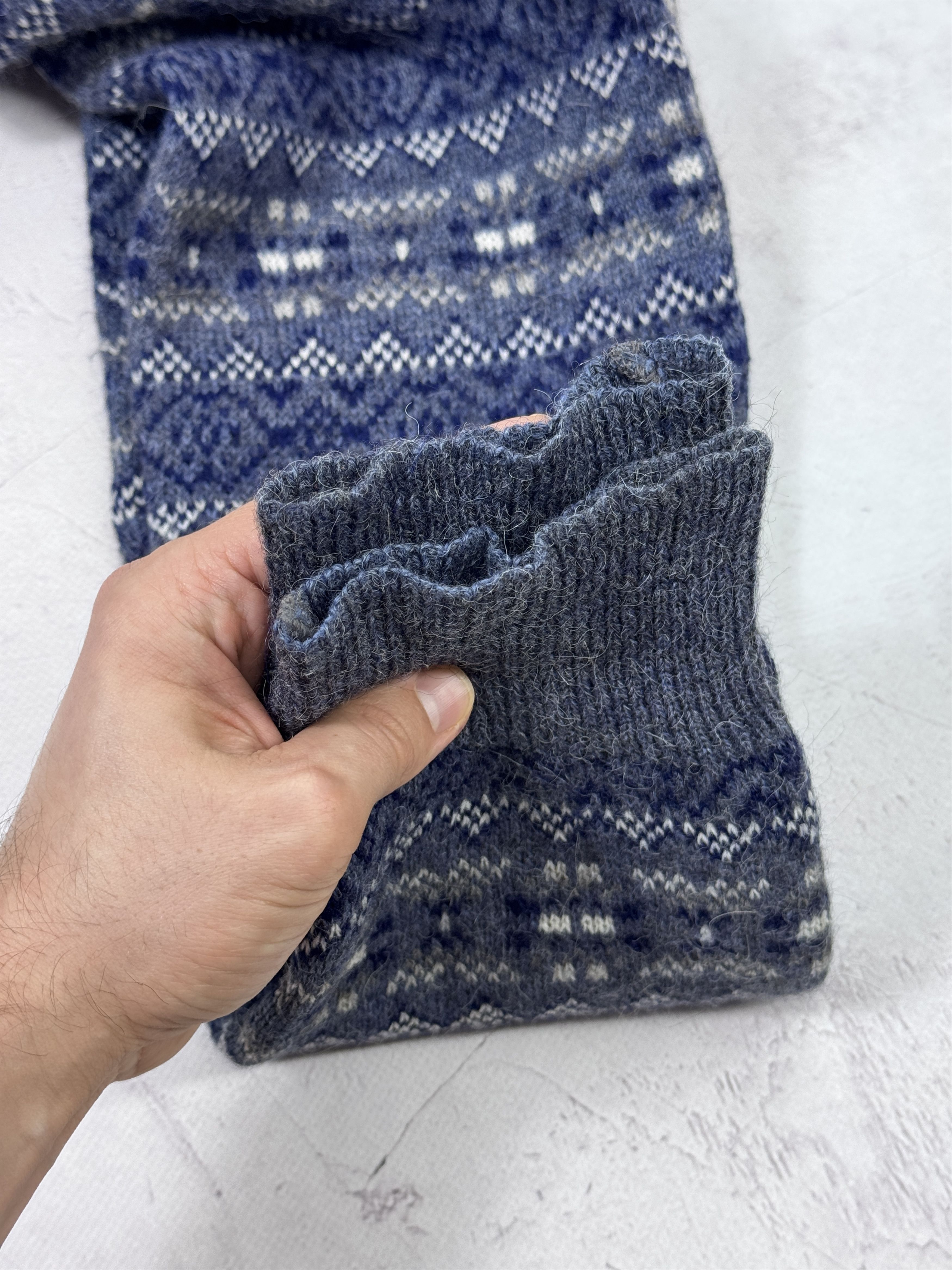 Vintage Vintage 70s Silvy Sweater Alpaca Wool Geometric Pattern Size US M / EU 48-50 / 2 - 12 Thumbnail