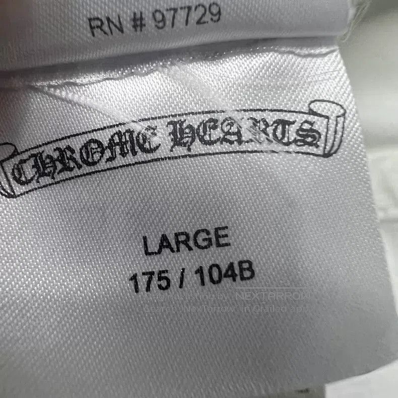 Chrome Hearts CHROME HEARTS Size L Long-sleeved floral print shirt Size US L / EU 52-54 / 3 - 6 Thumbnail