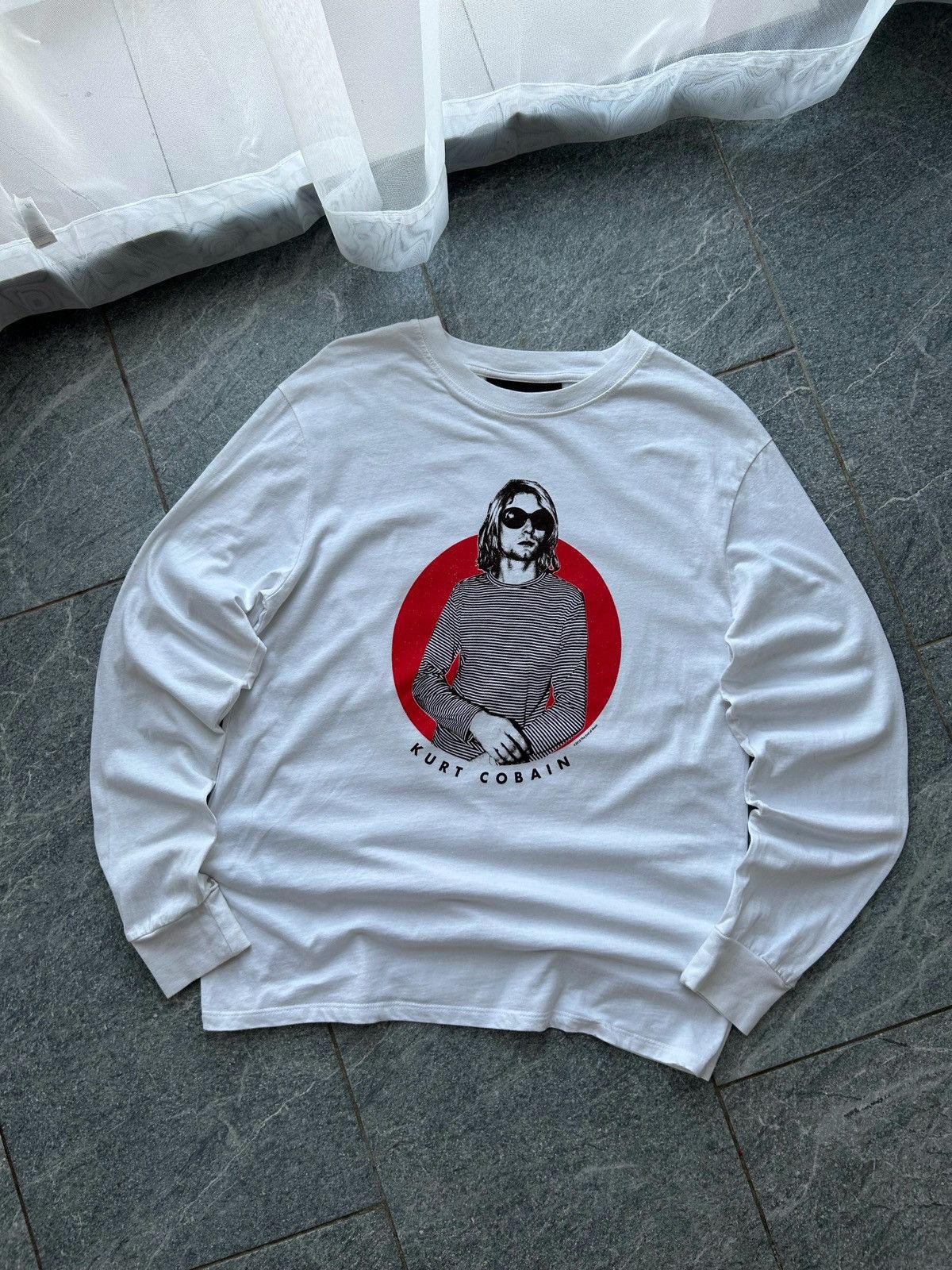 Nirvana Long sleeve tee shirt nirvana Kurt cobain 2018 final Size US M / EU 48-50 / 2 - 2 Thumbnail